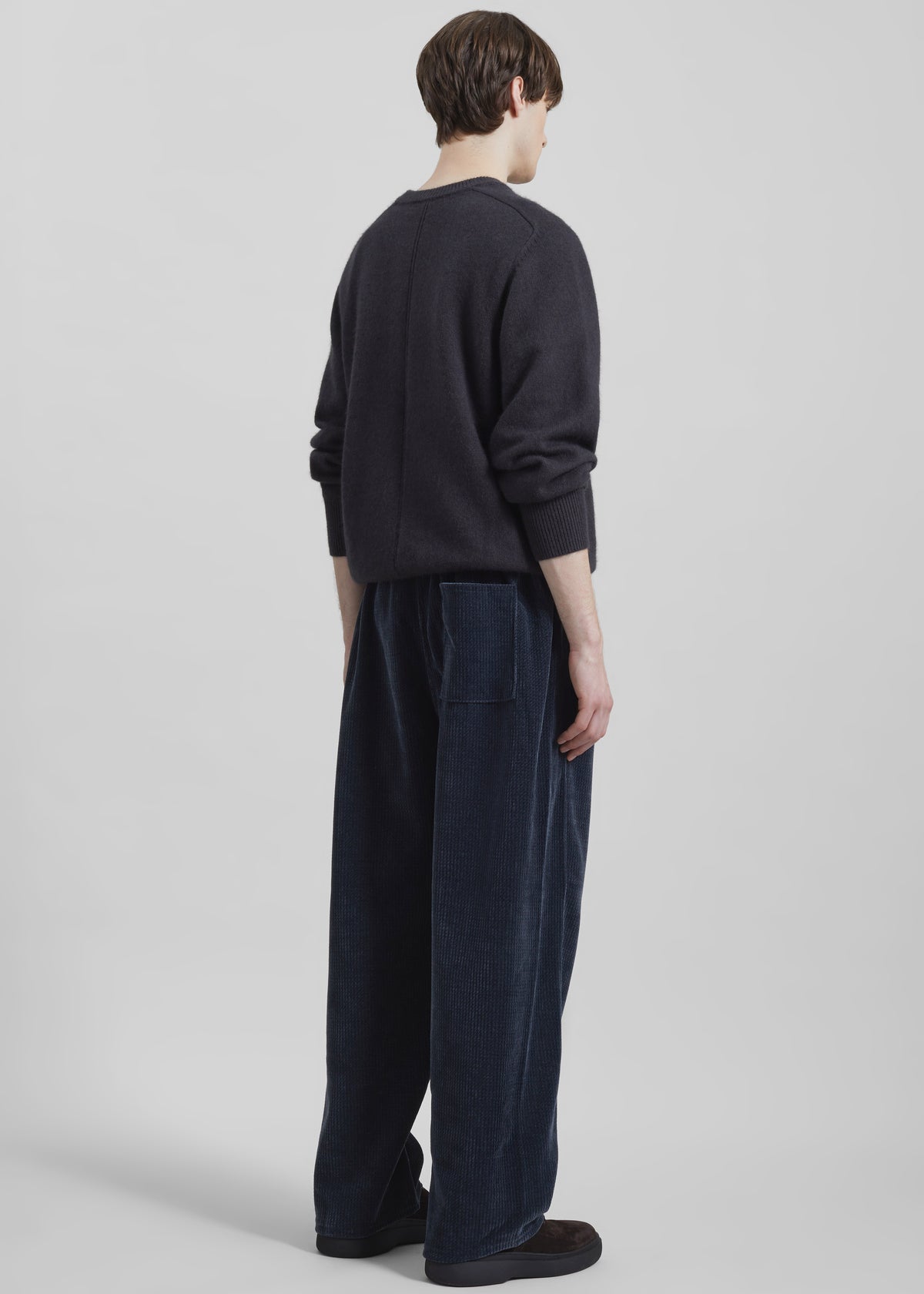 Renzo Velvet Pants - Navy - 6