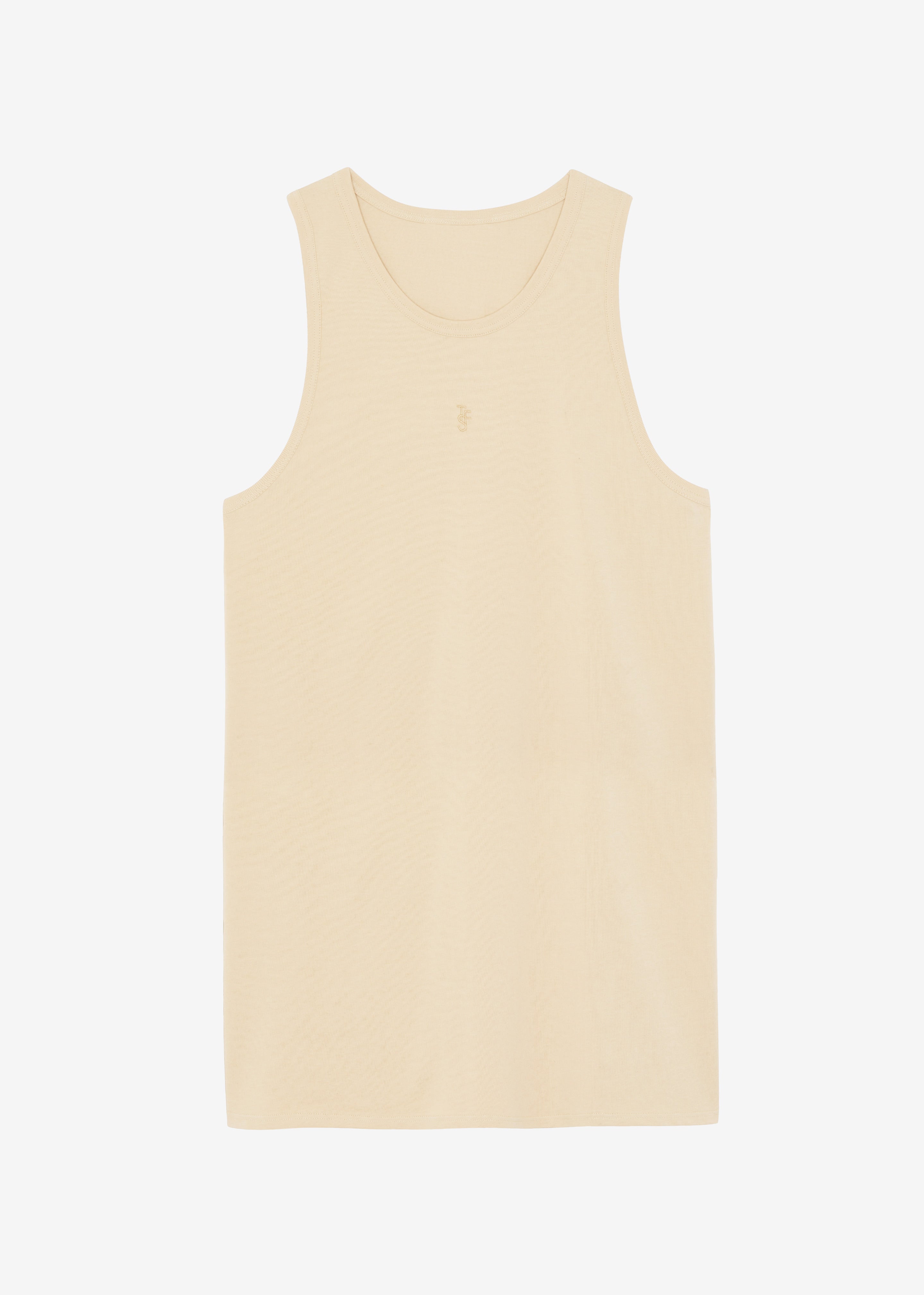 Rexy Embroidered Tank Top - Latte - 12