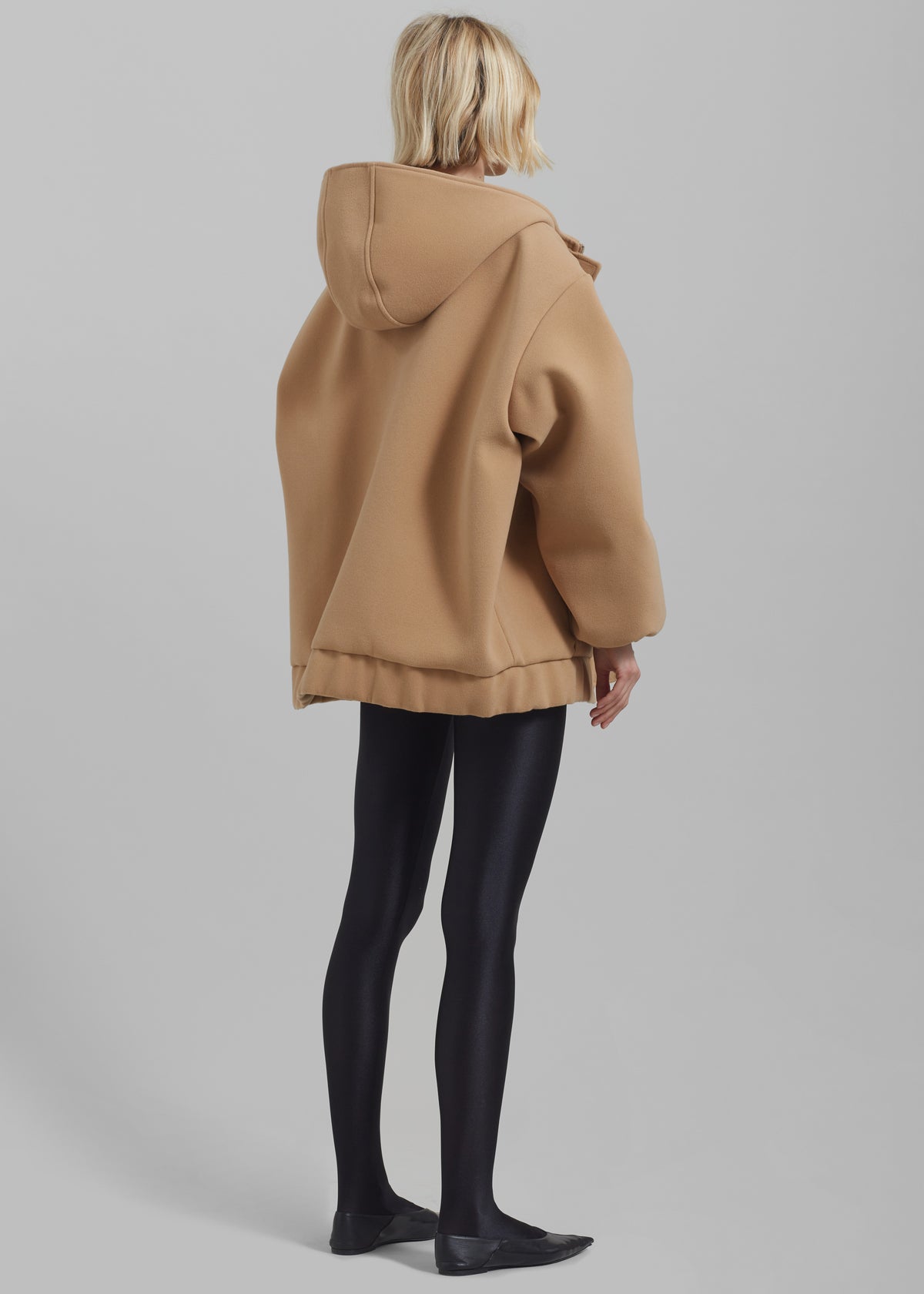 Rey Zip Up Hoodie - Beige - 14