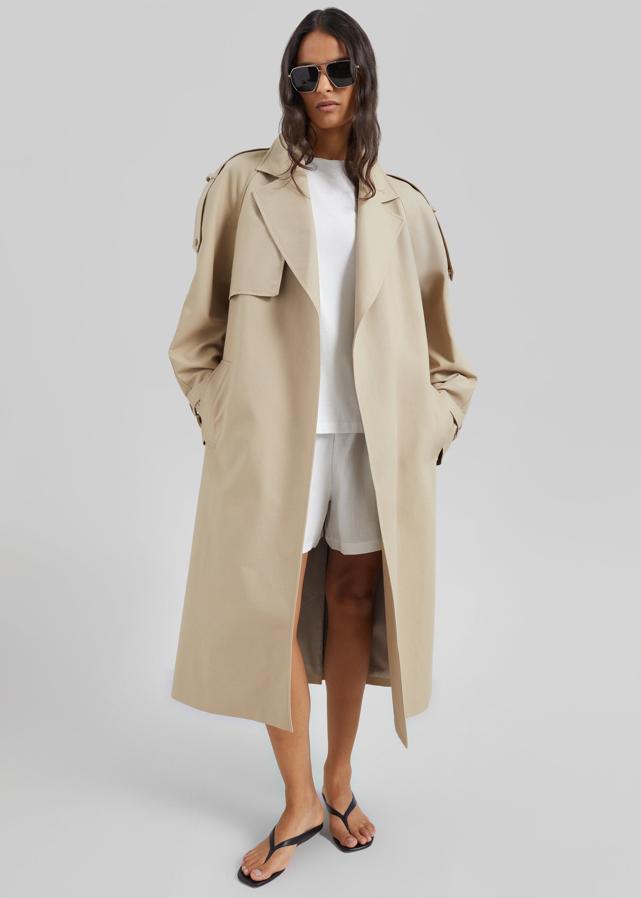 Shop the look image for Rhodes Trench Coat - Natural