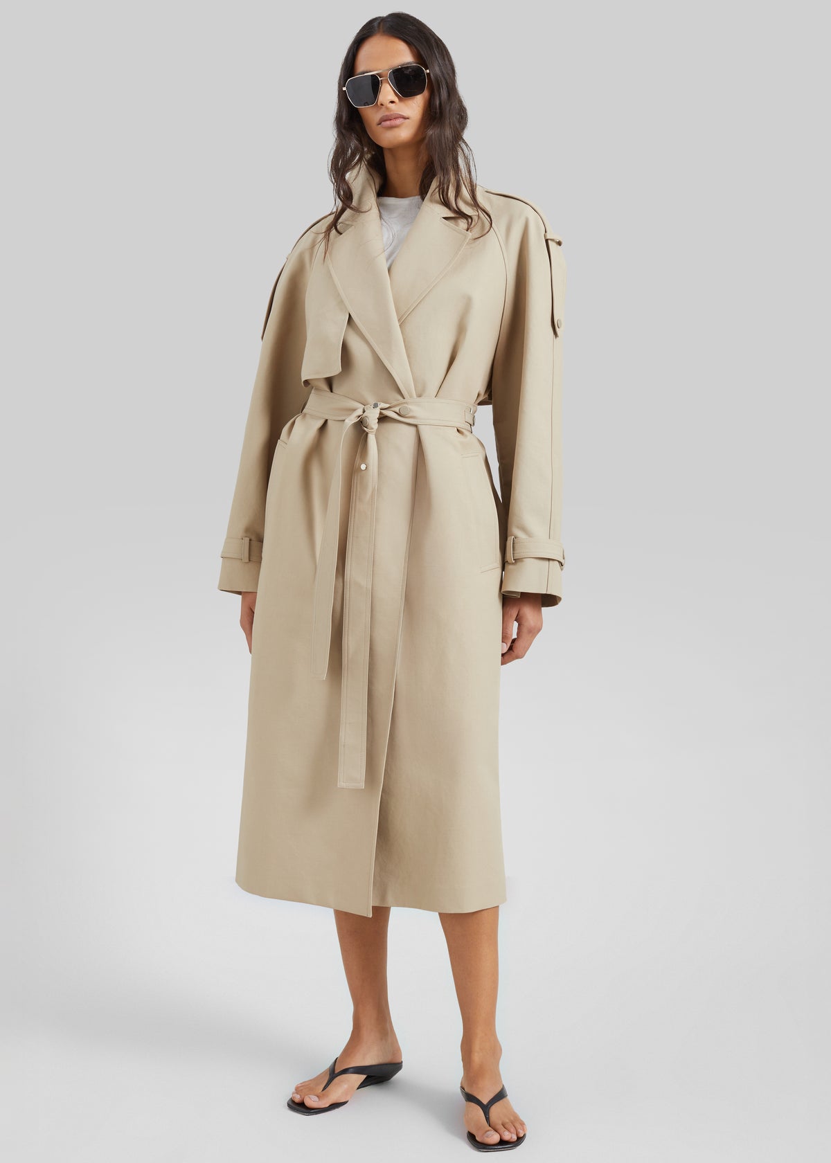 Rhodes Trench Coat - Natural - 11