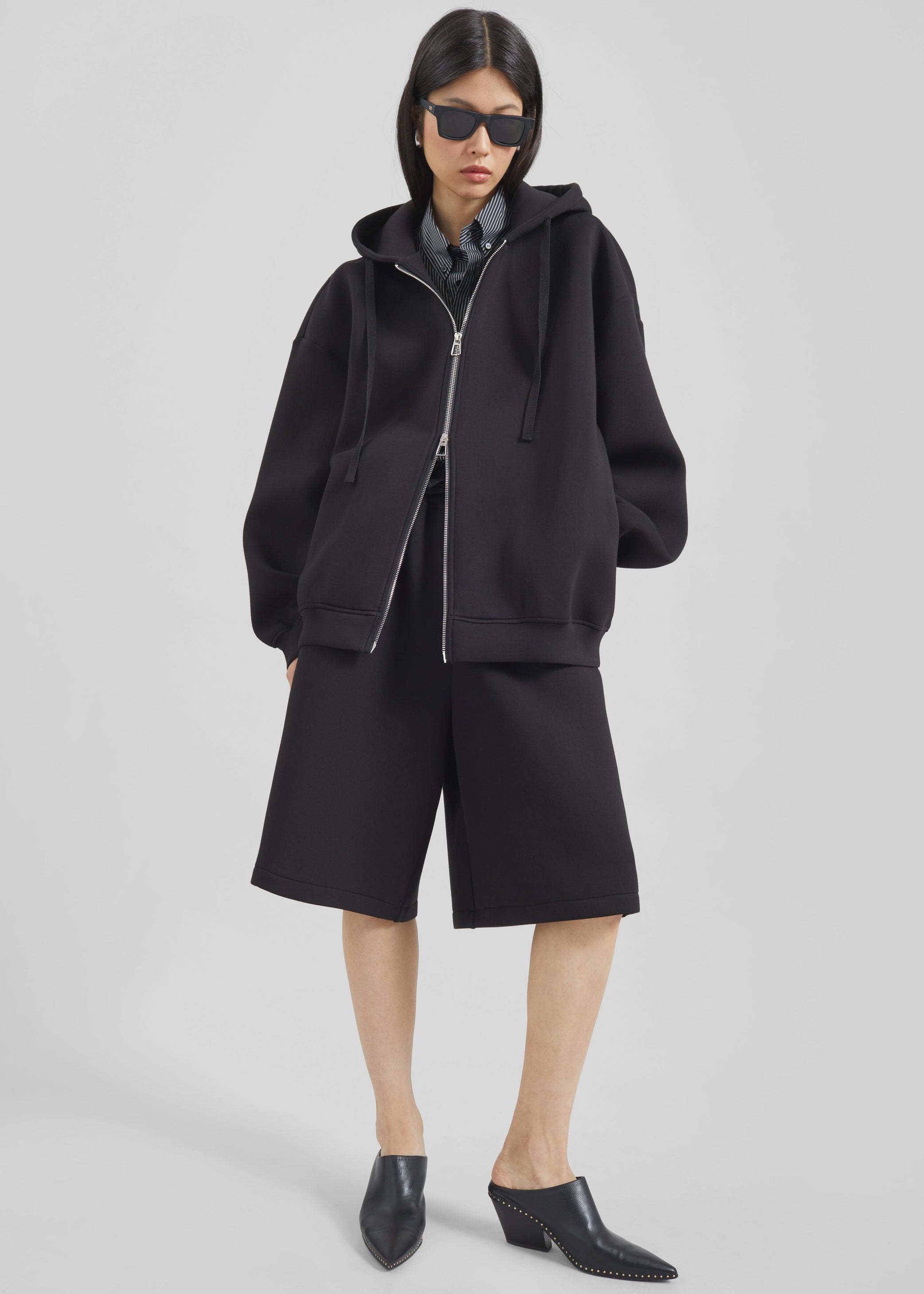 Shop the look image for Rian Sweatshorts - Black