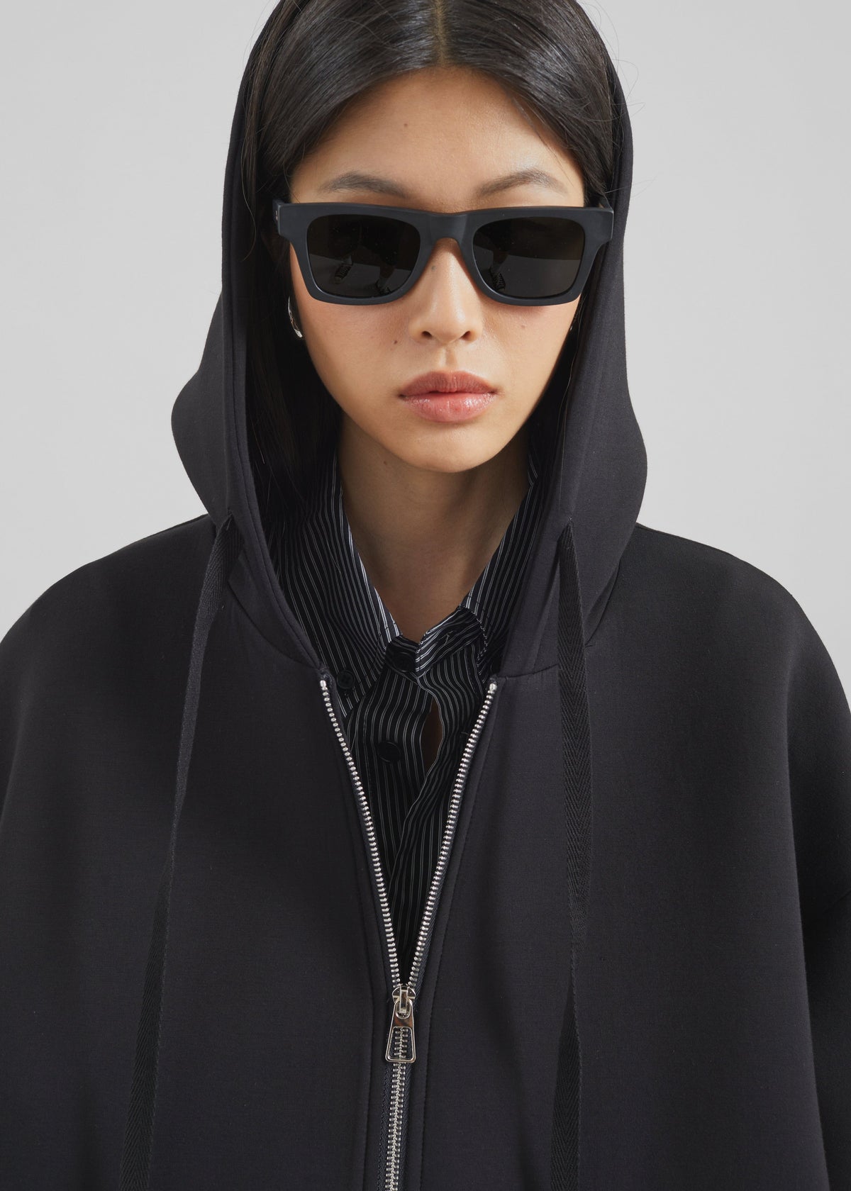 Rian Oversized Hoodie - Black - 3