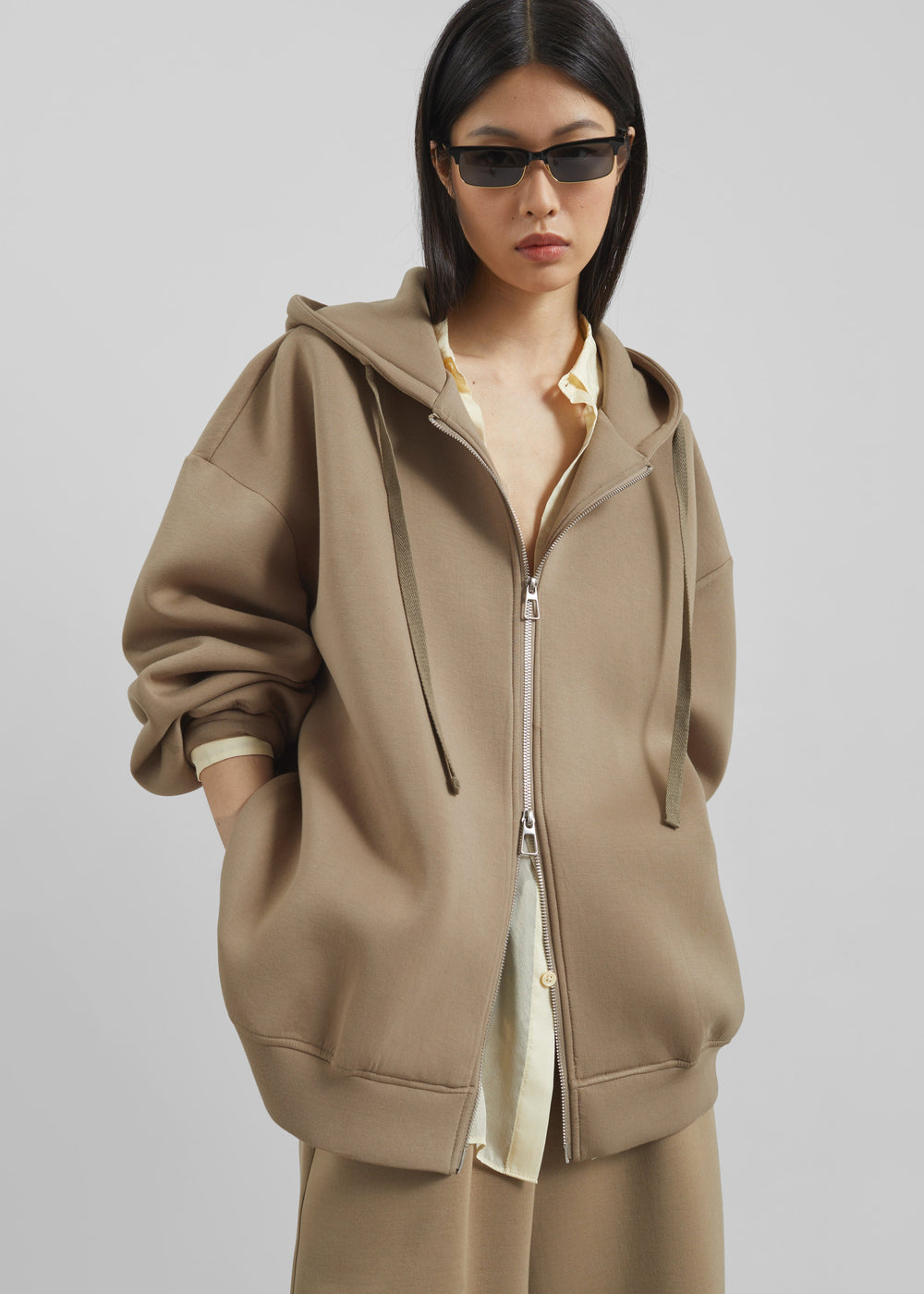 Rian Oversized Hoodie - Camel - 1