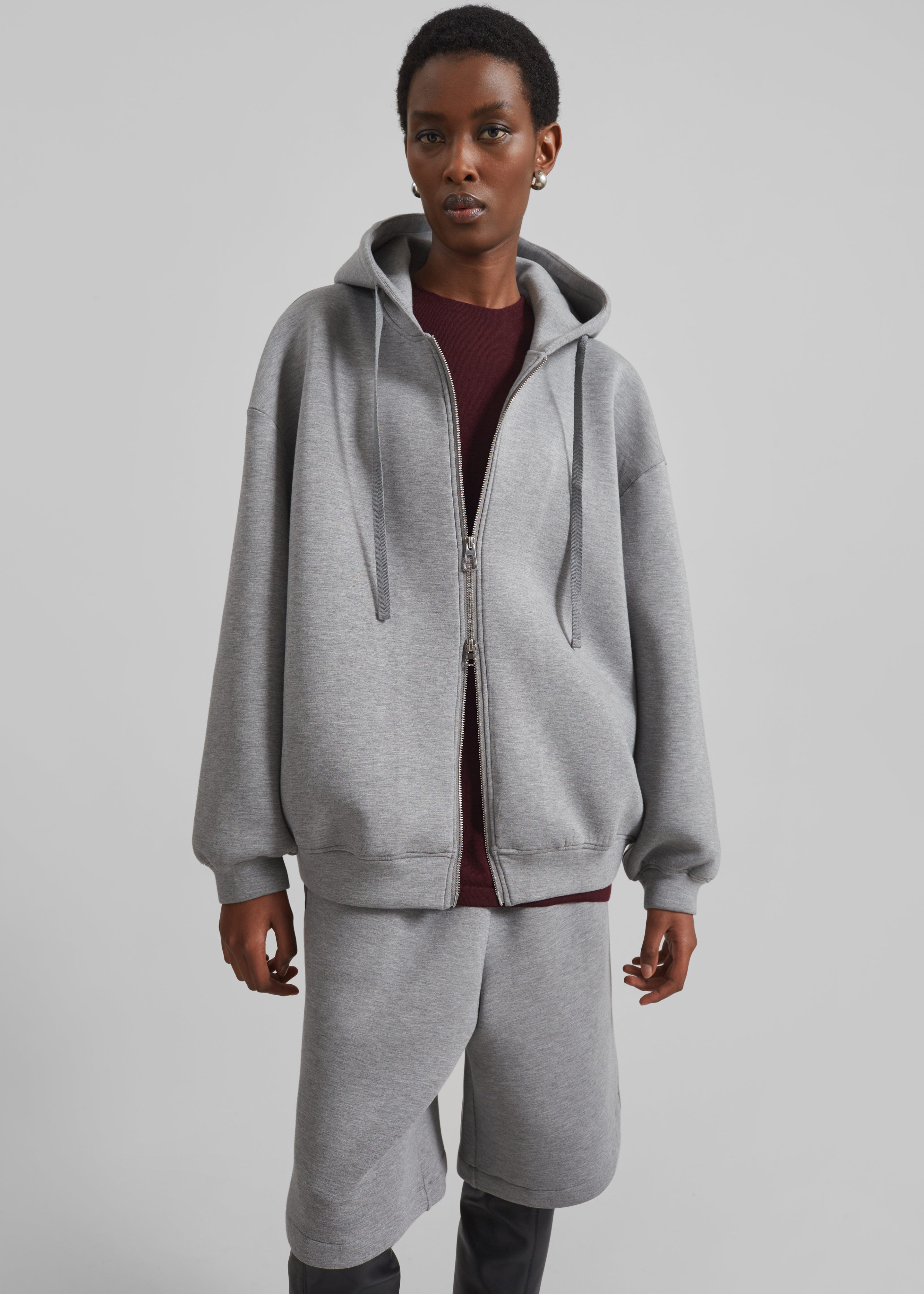 Rian Oversized Hoodie - Grey - 5