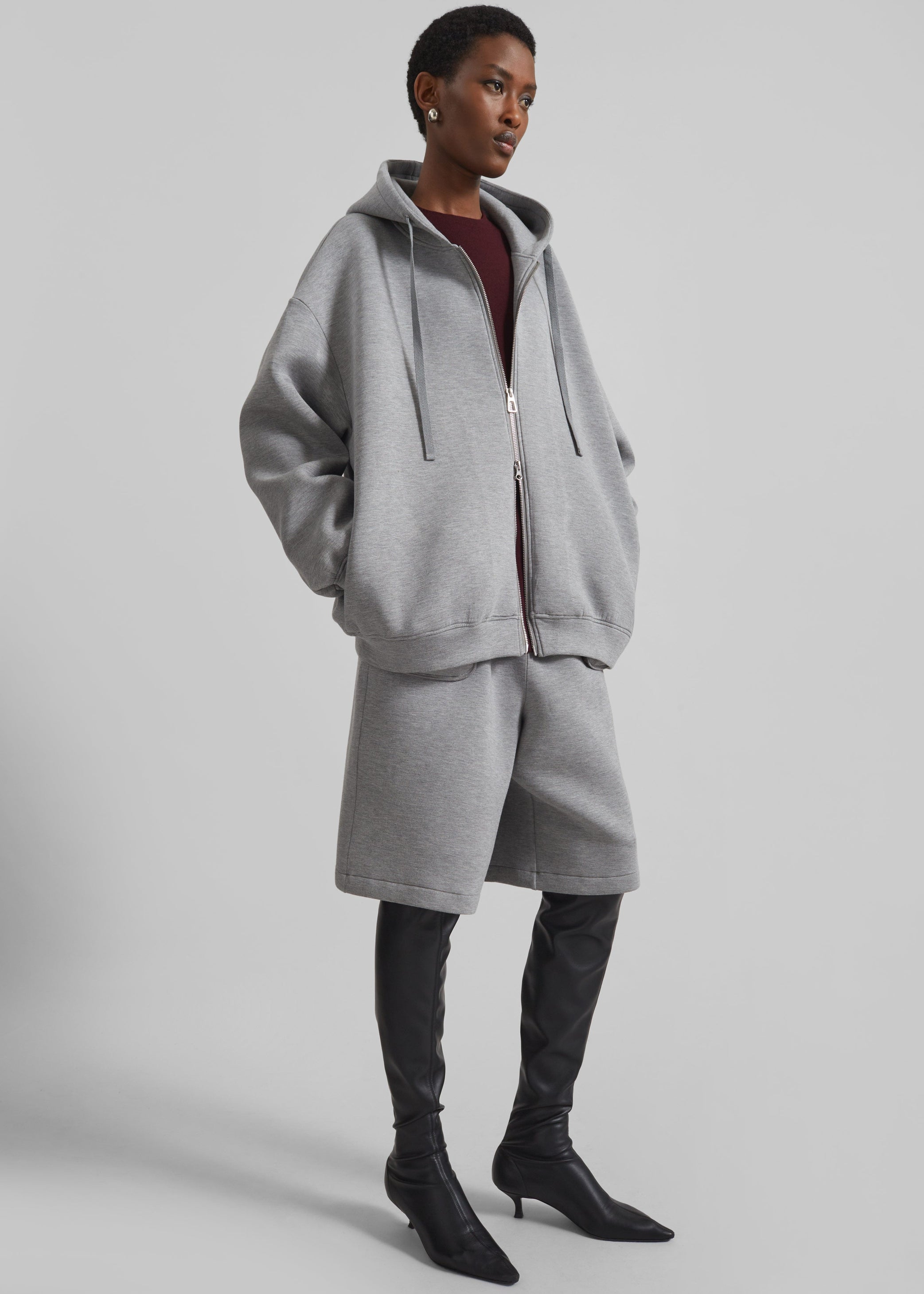 Shop the look image for Rian Sweatshorts - Grey