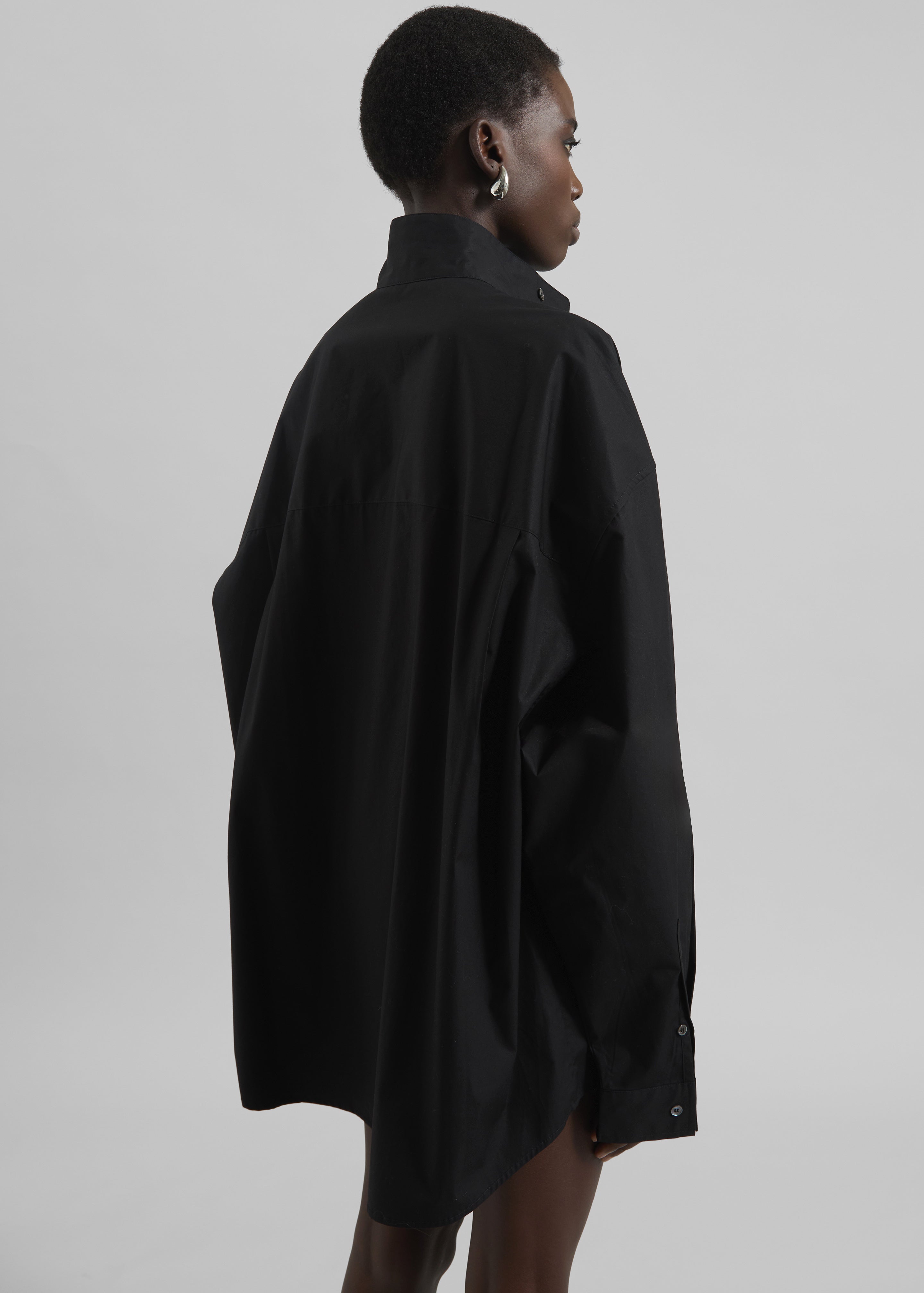 Riken Oversized Shirt - Black - 7