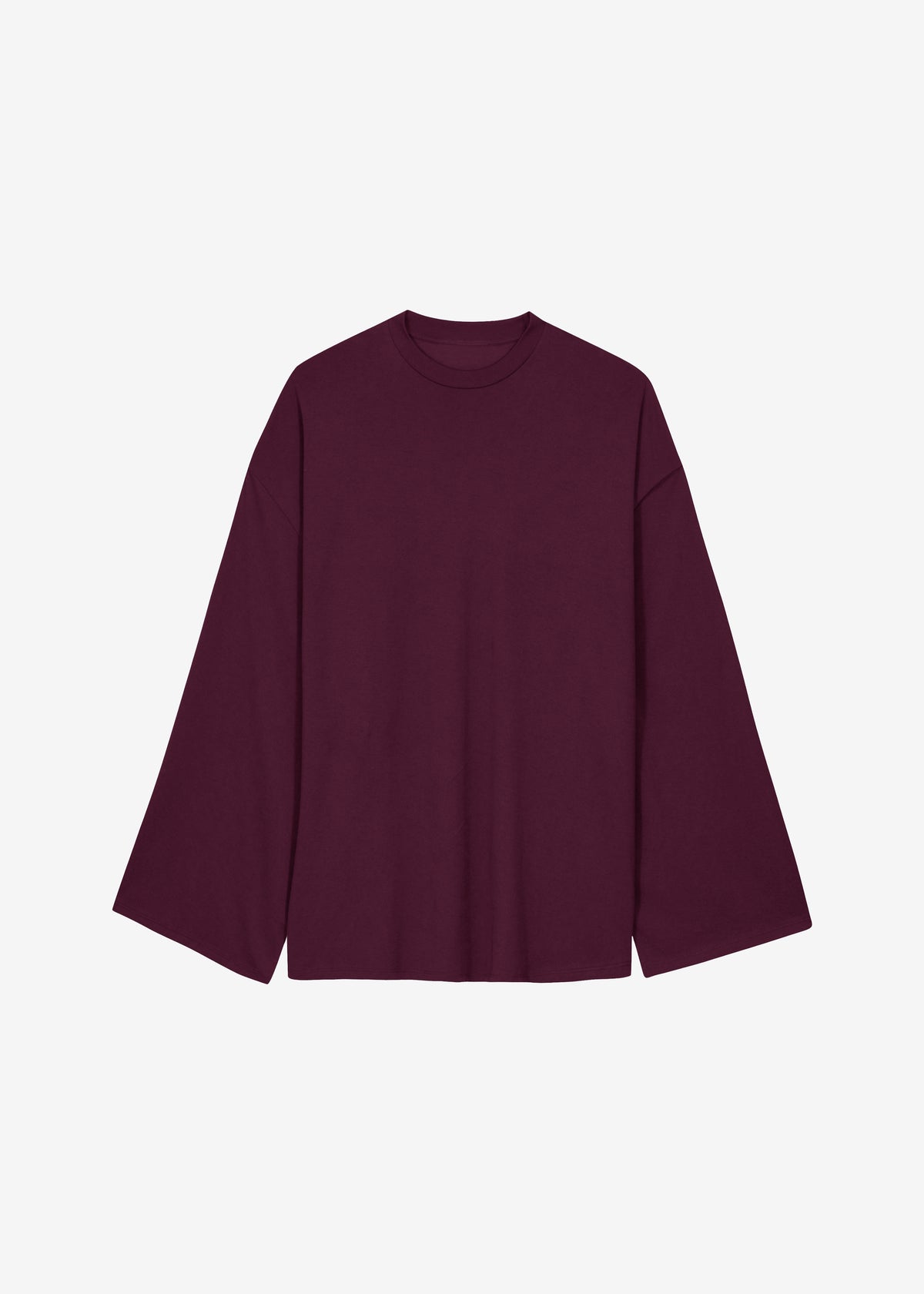 Rio Oversized Sleeve Tee - Burgundy - 6