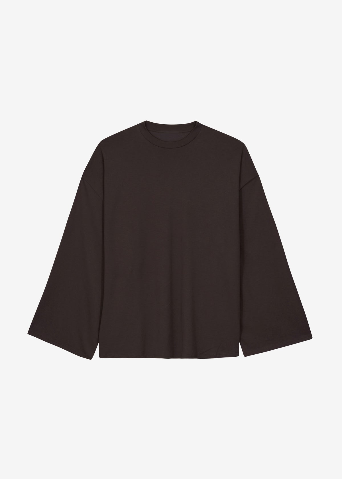 Rio Oversized Sleeve Tee - Dark Brown - 7