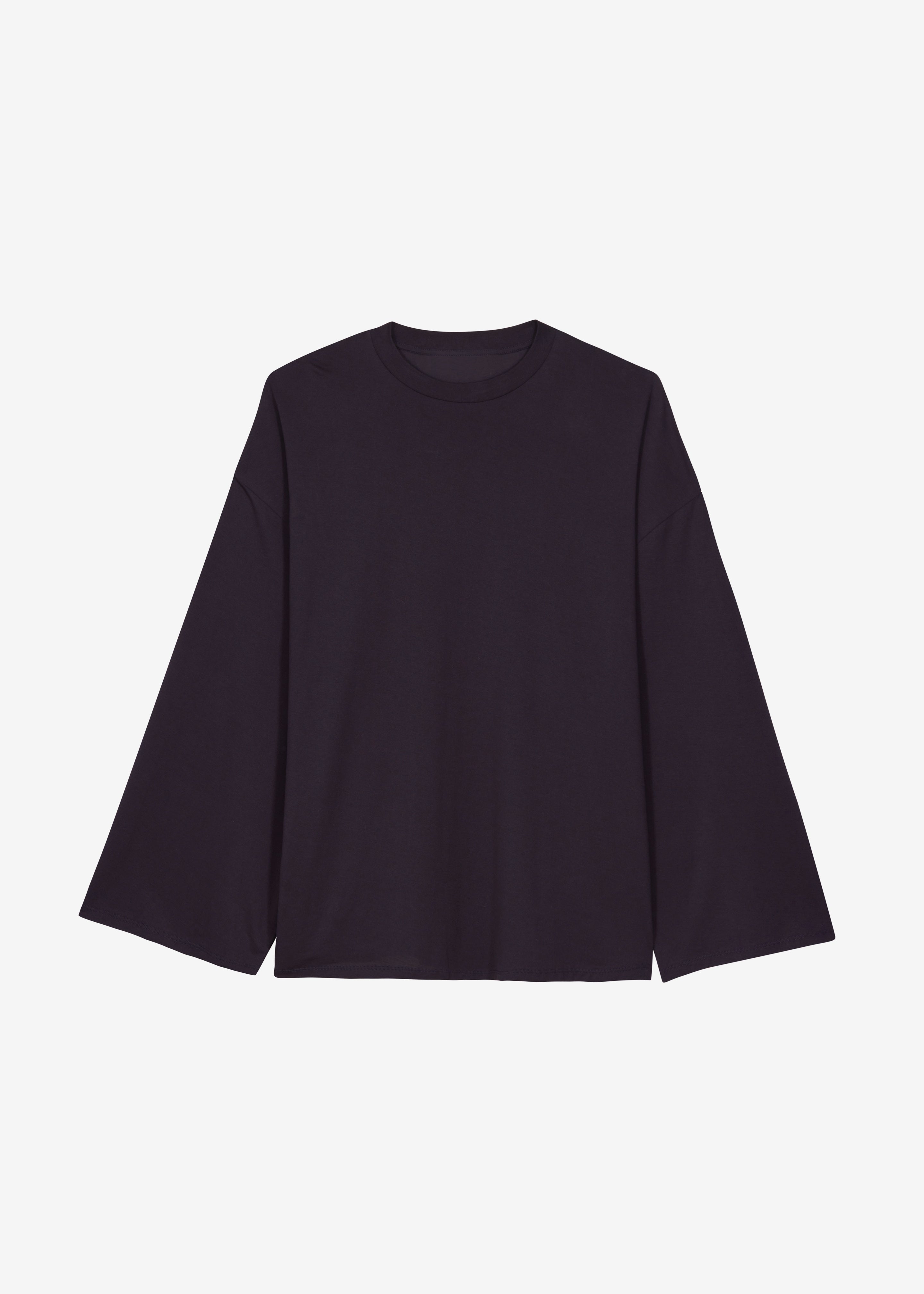 Rio Oversized Sleeve Tee - Dark Plum - 8