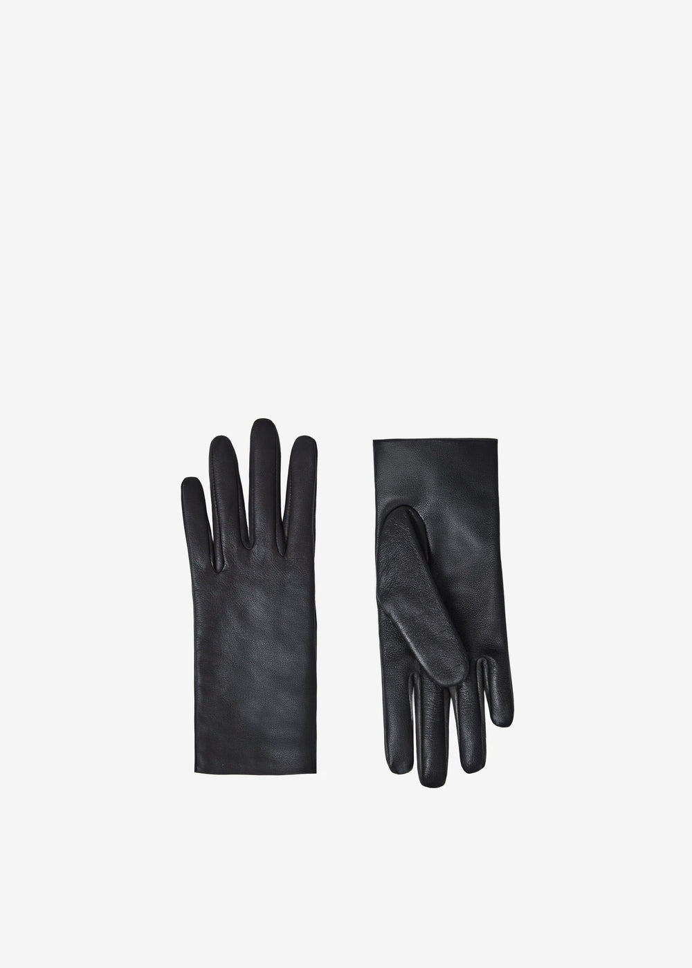 Guanti corti Rion in pelle - Nero - 1