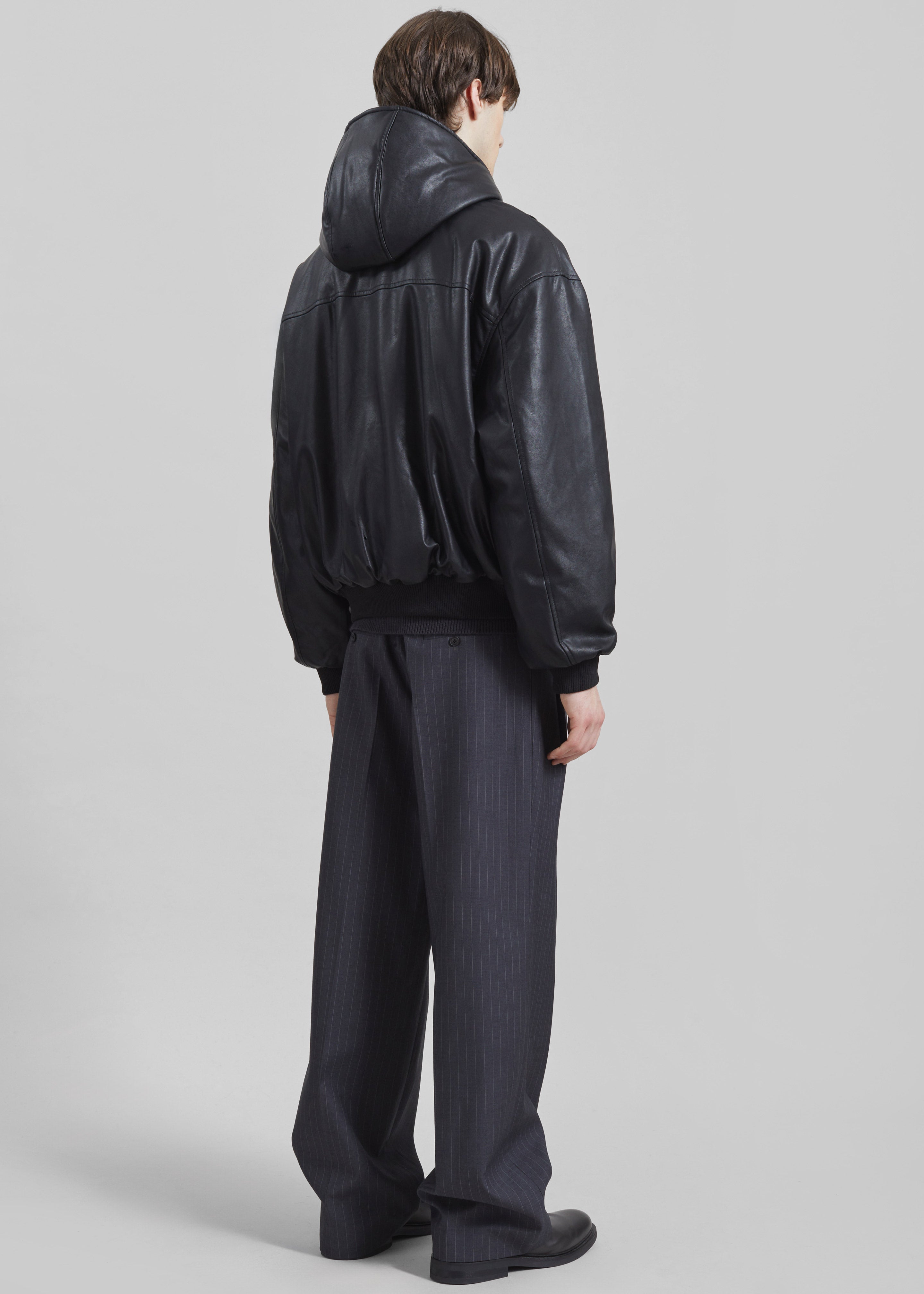 Risor Faux Leather Jacket - Black - 7