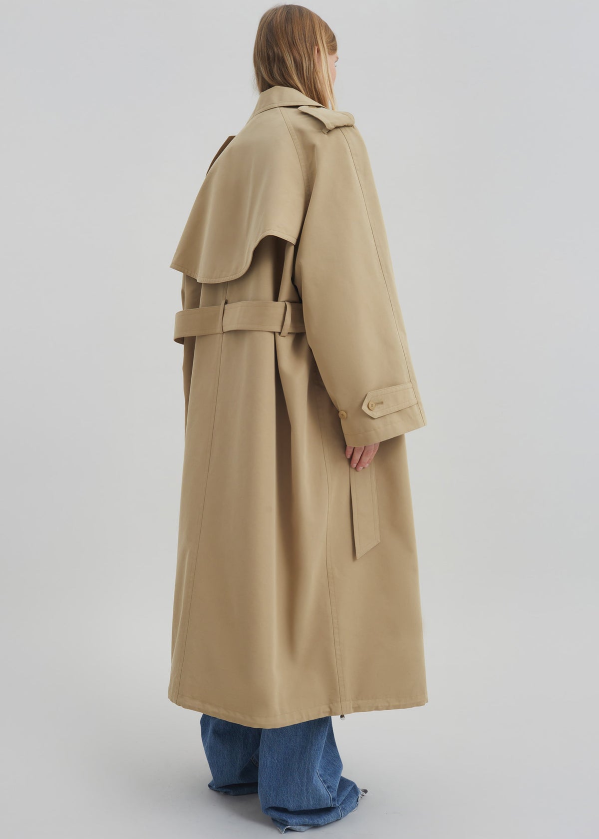Riva Cotton Trench Coat - Camel - 10