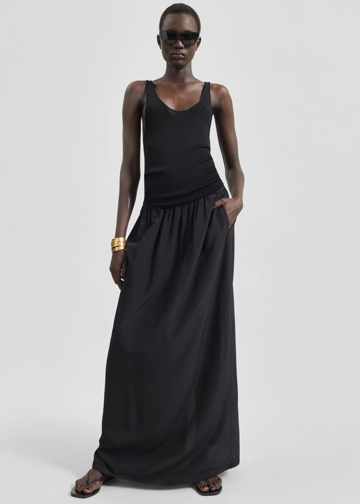 Rivo Knit Tank Top - Black - 3