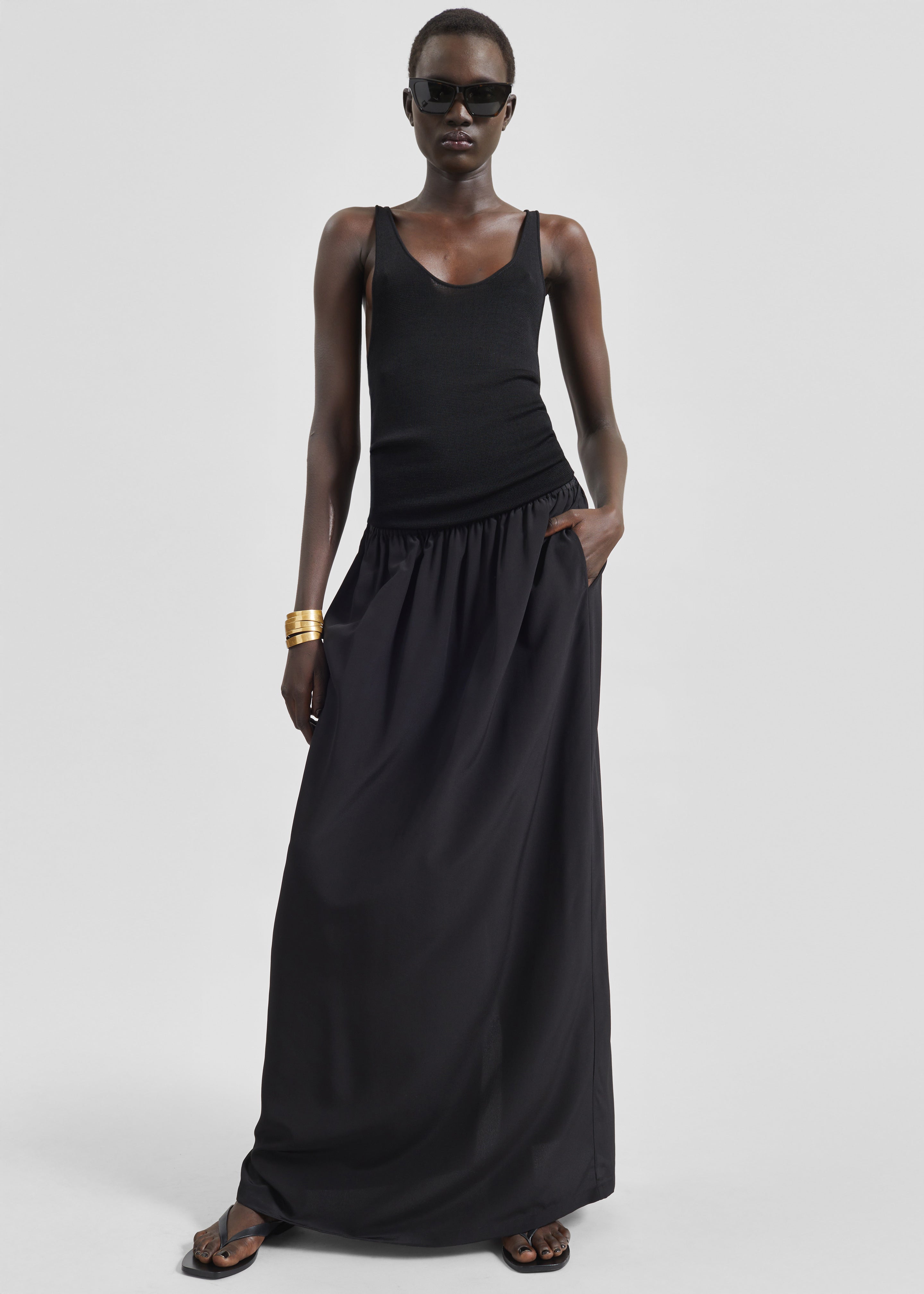 Rivo Knit Tank Top - Black - 3