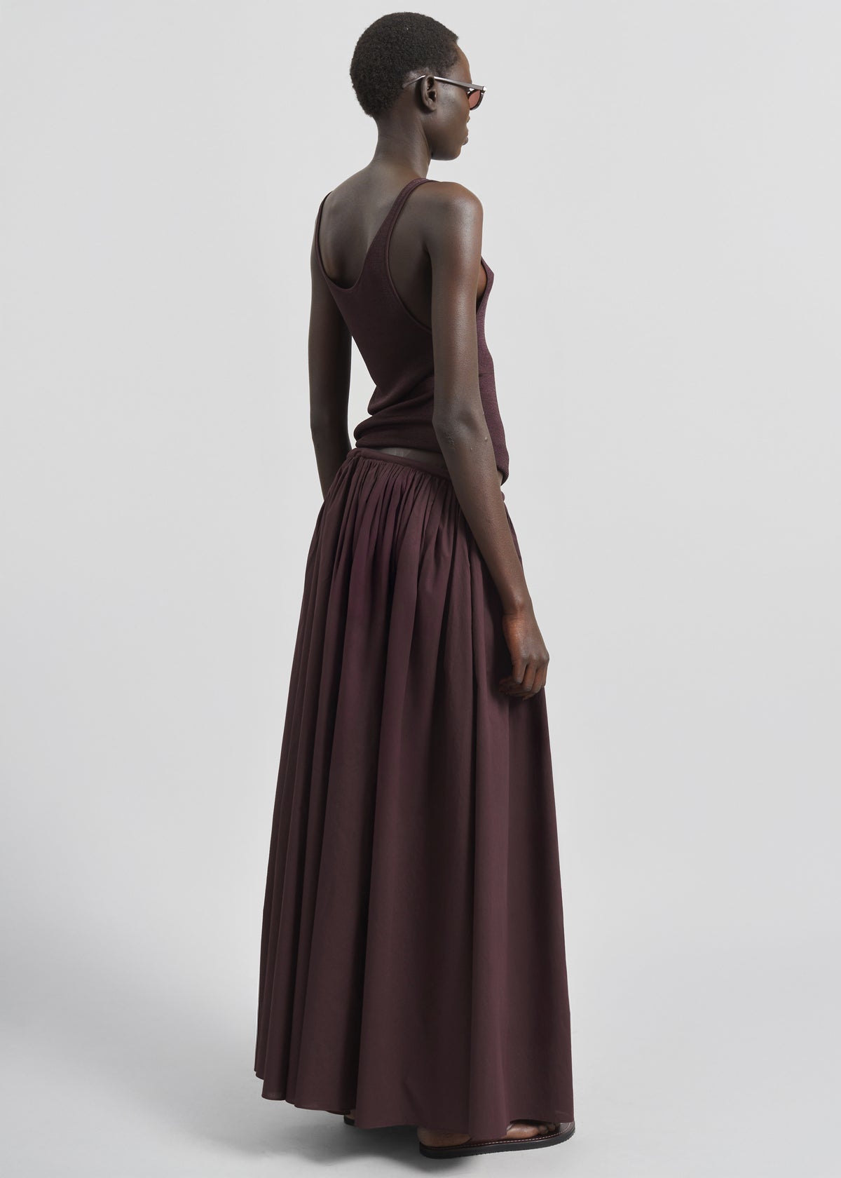 Rivo Knit Tank Top - Burgundy The Frankie Shop Europe Rivo Knit Tank Top - Burgundy The Frankie Shop Europe