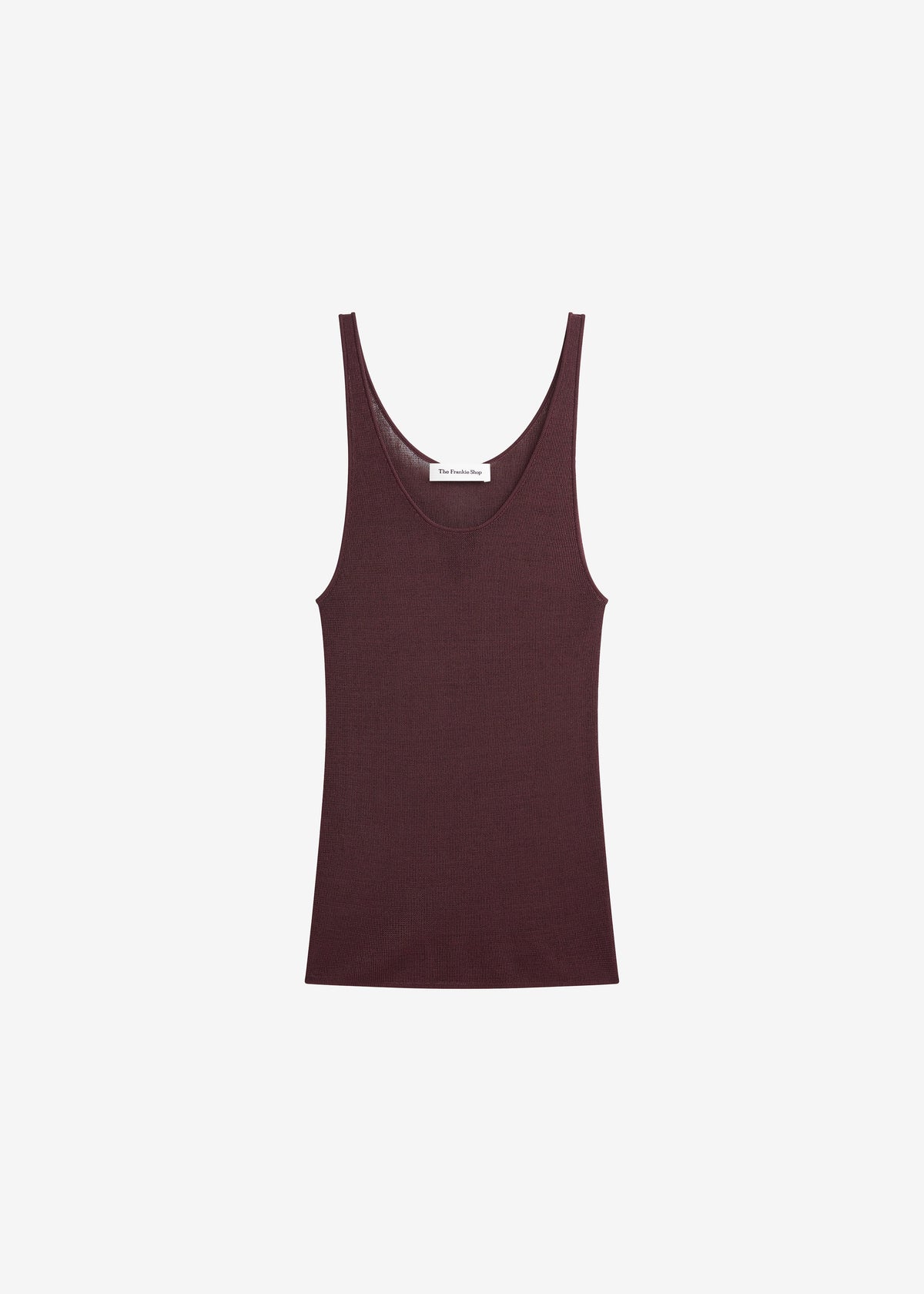 Rivo Knit Tank Top - Burgundy - 6