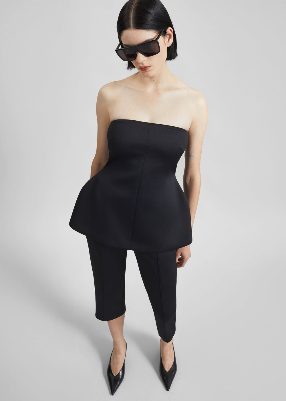 Rivoli Hourglass Top - Black