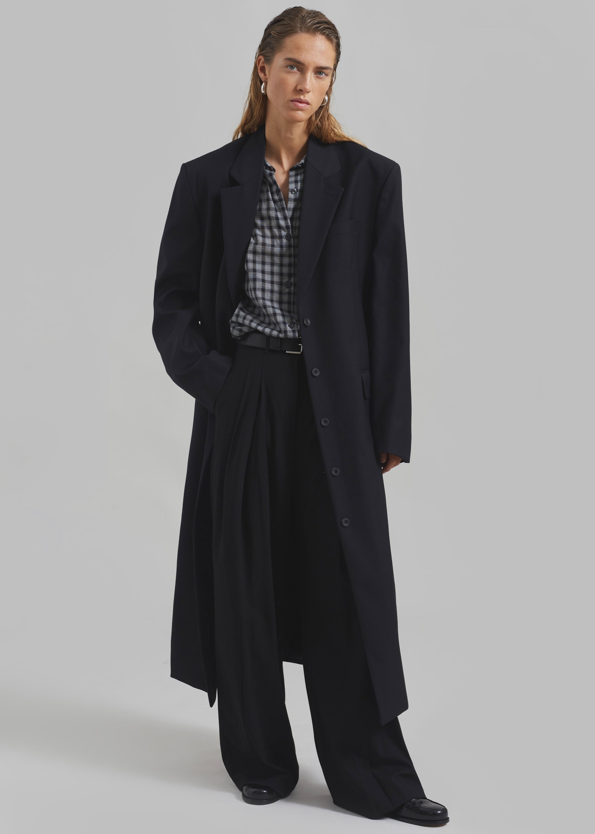 Shop the look image for Robinson Long Coat - Black