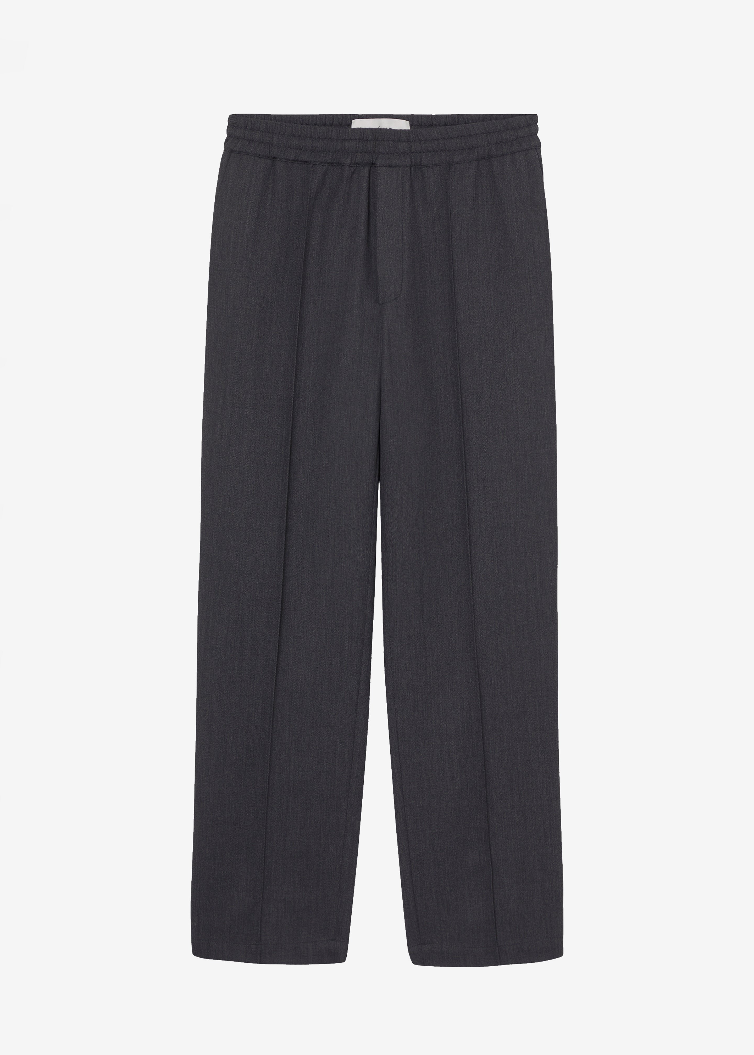 Róhe Tailored Wool Trousers - Grey Melange - 10