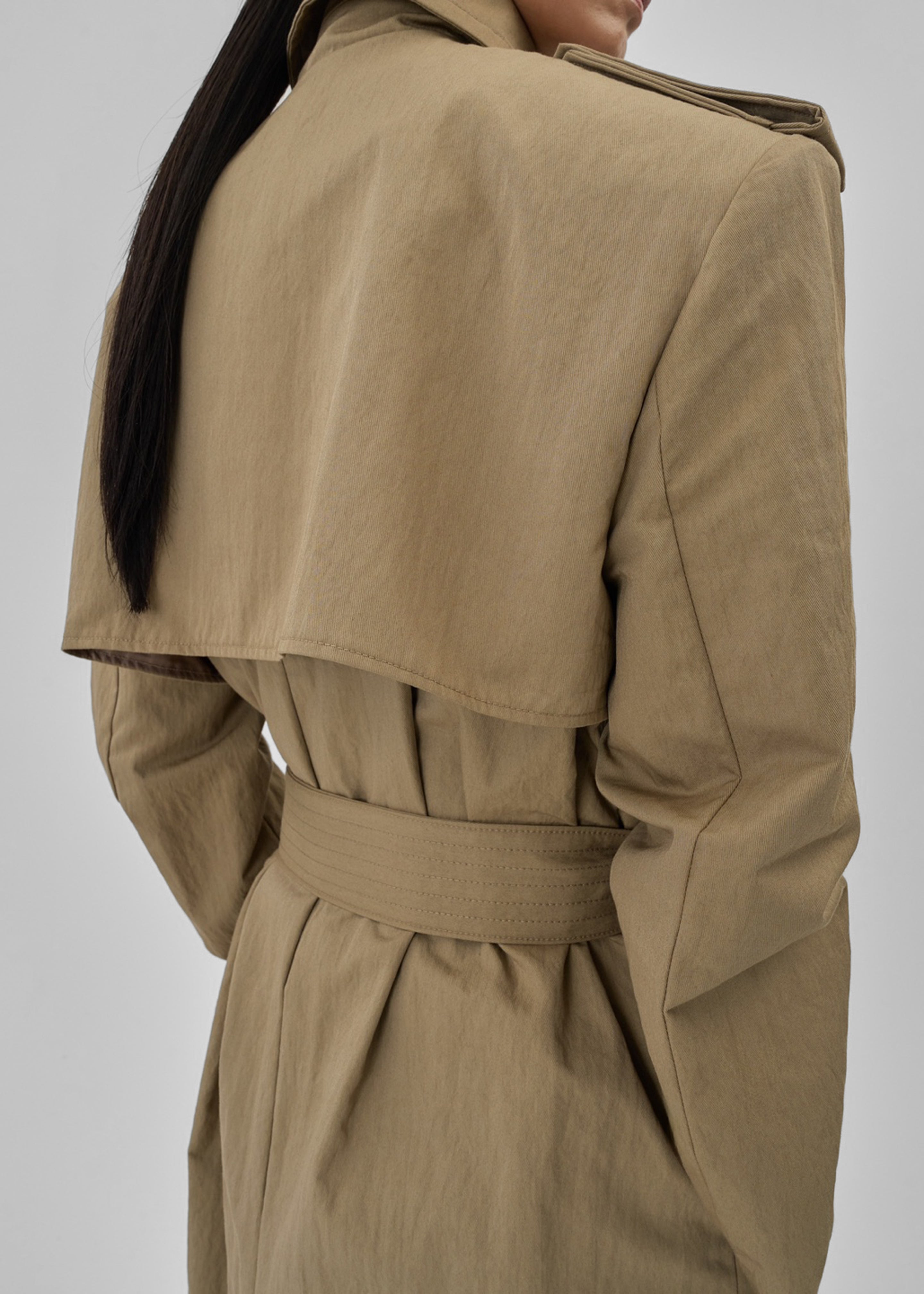 Rolen Trench Coat - Beige - 10