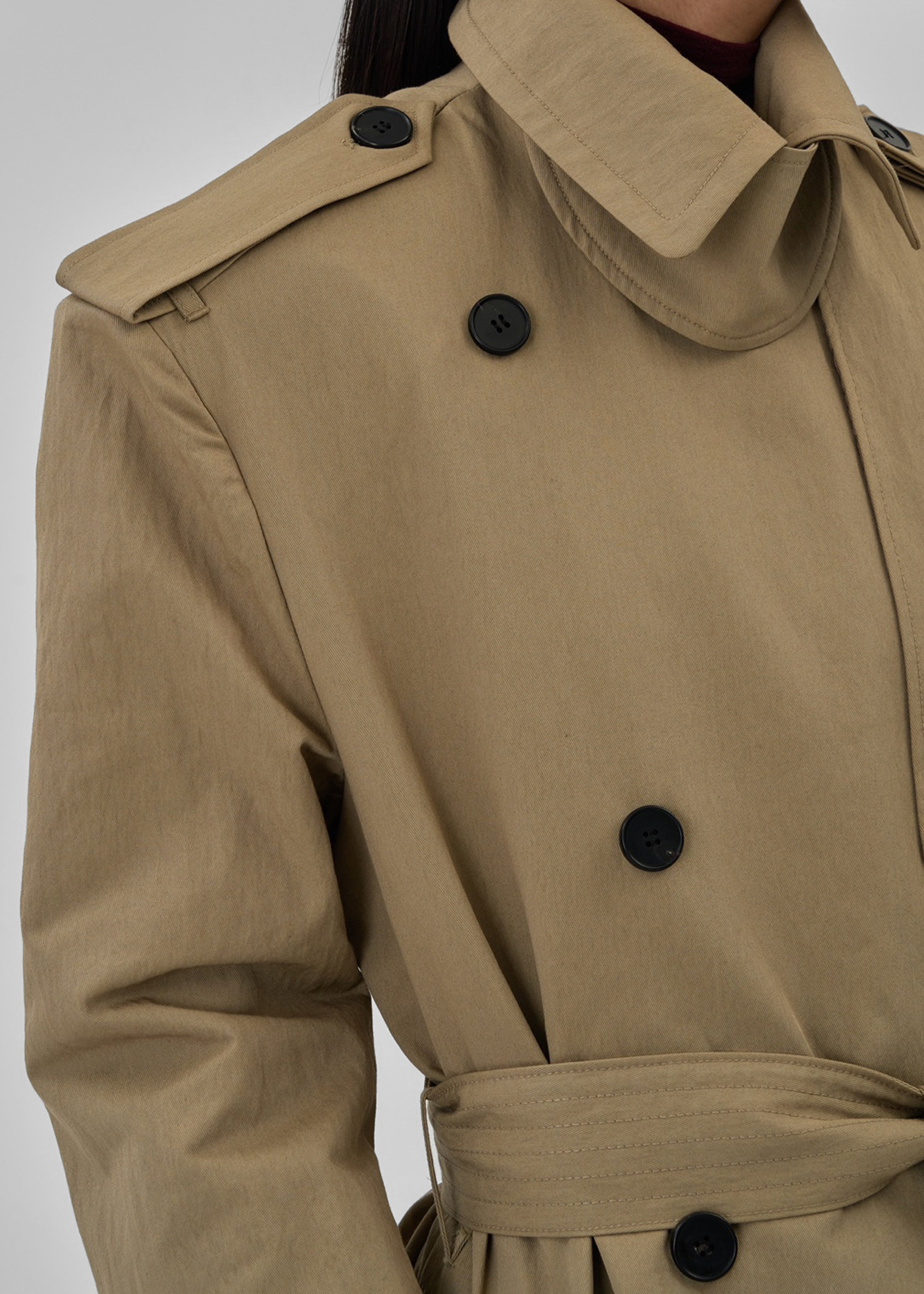 Rolen Trench Coat - Beige - 5