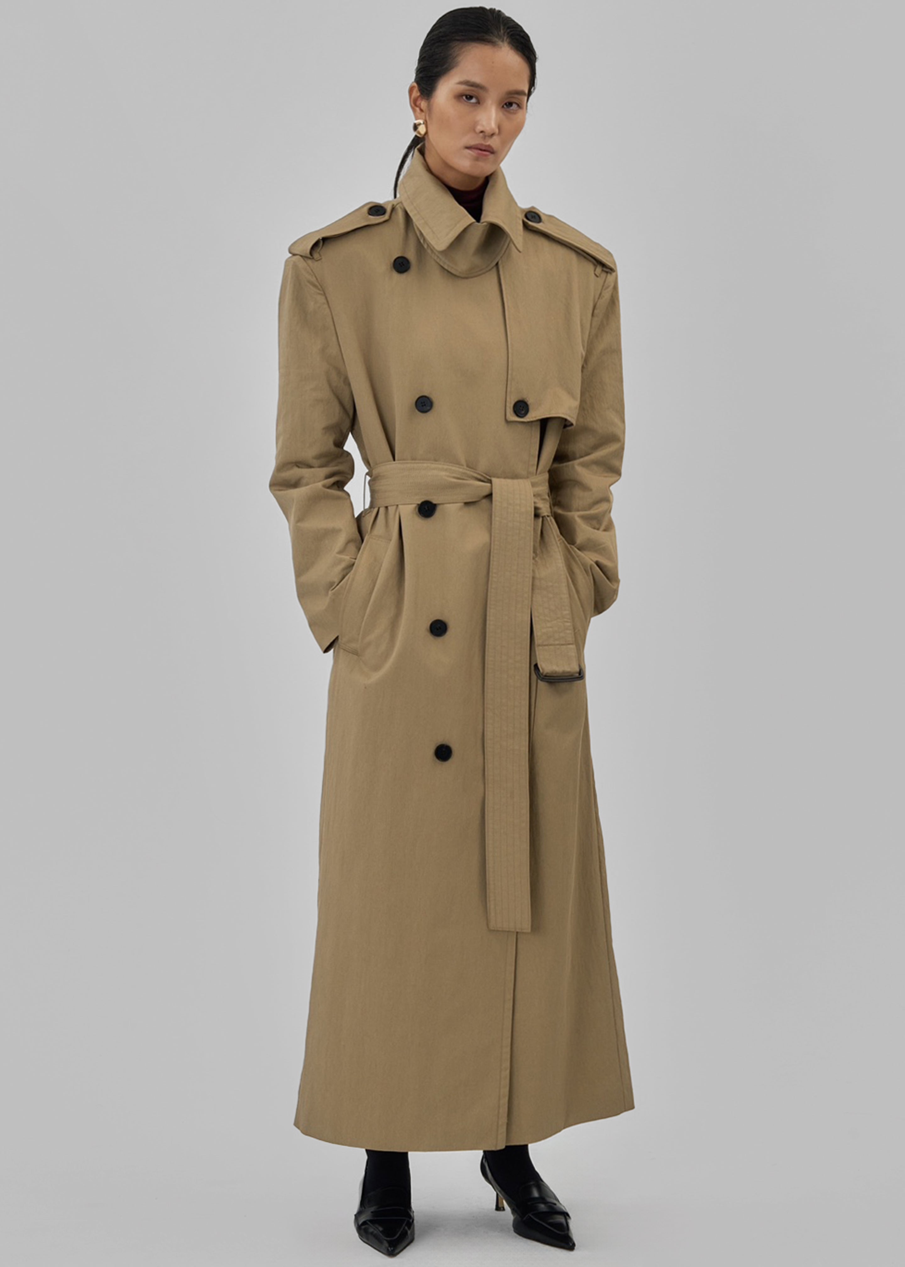 Rolen Trench Coat - Beige - 3