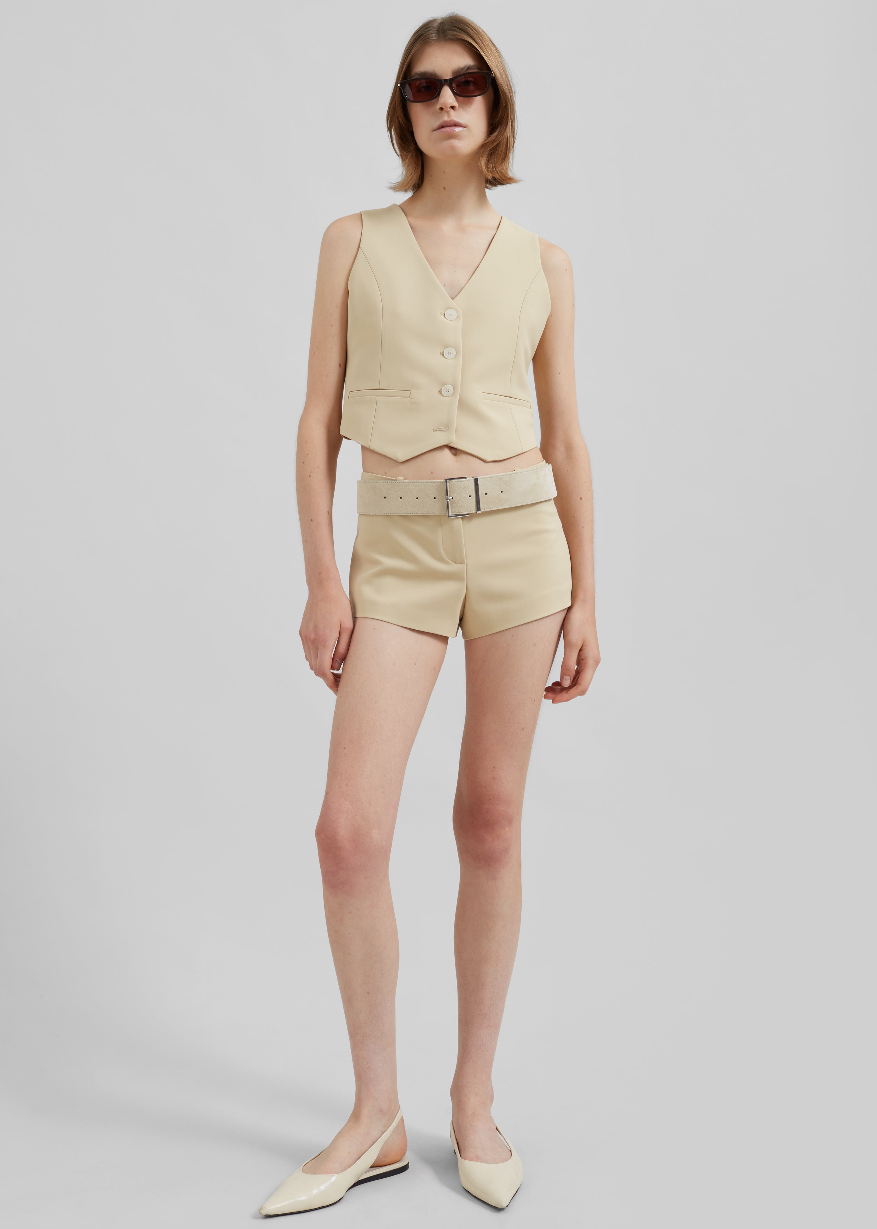 Roma Hot Pants - Beige - 6