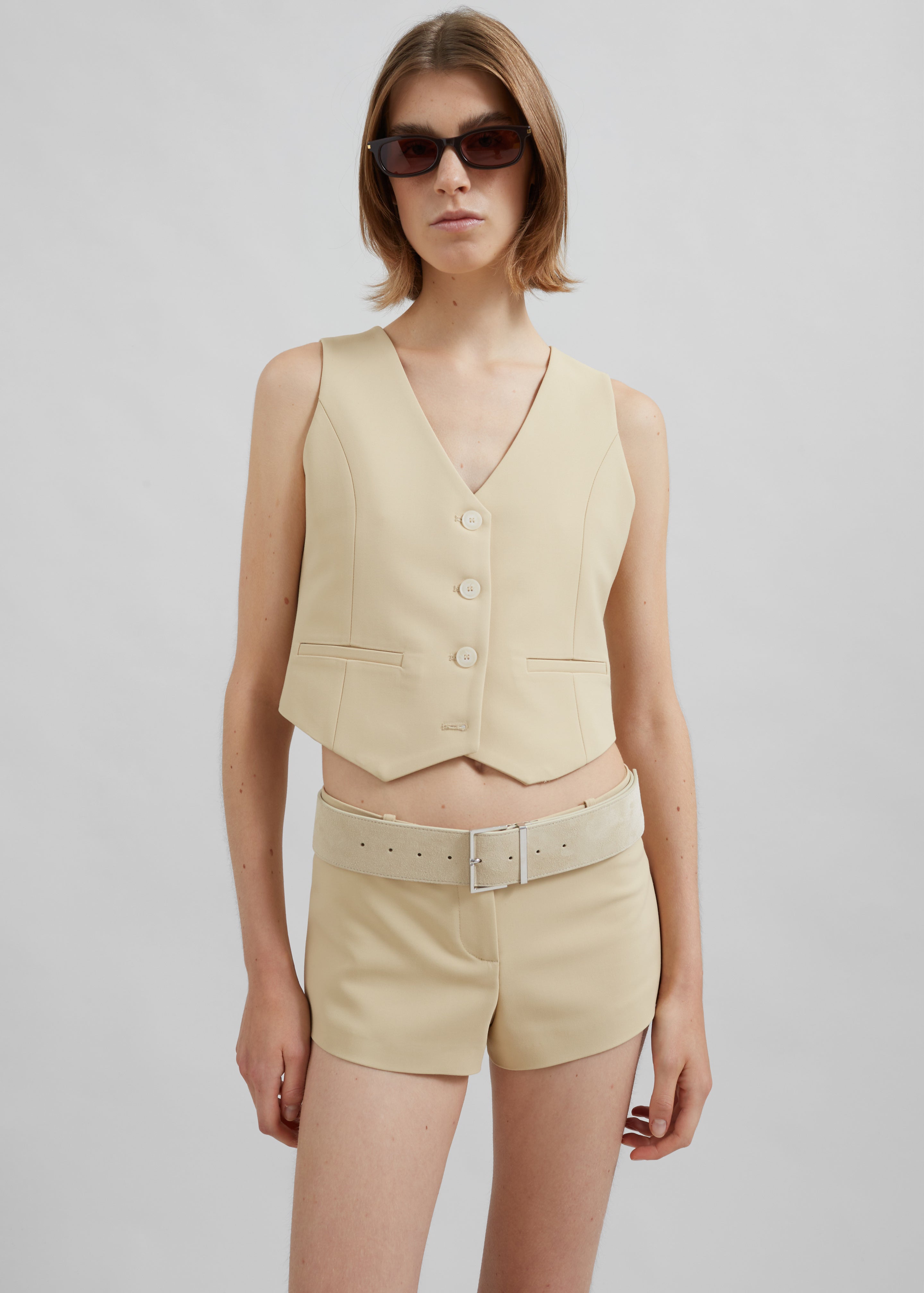 Roma Hot Pants - Beige - 5