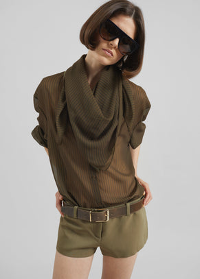 Roma Hot Pants - Khaki