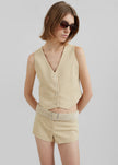 Roma Vest - Beige