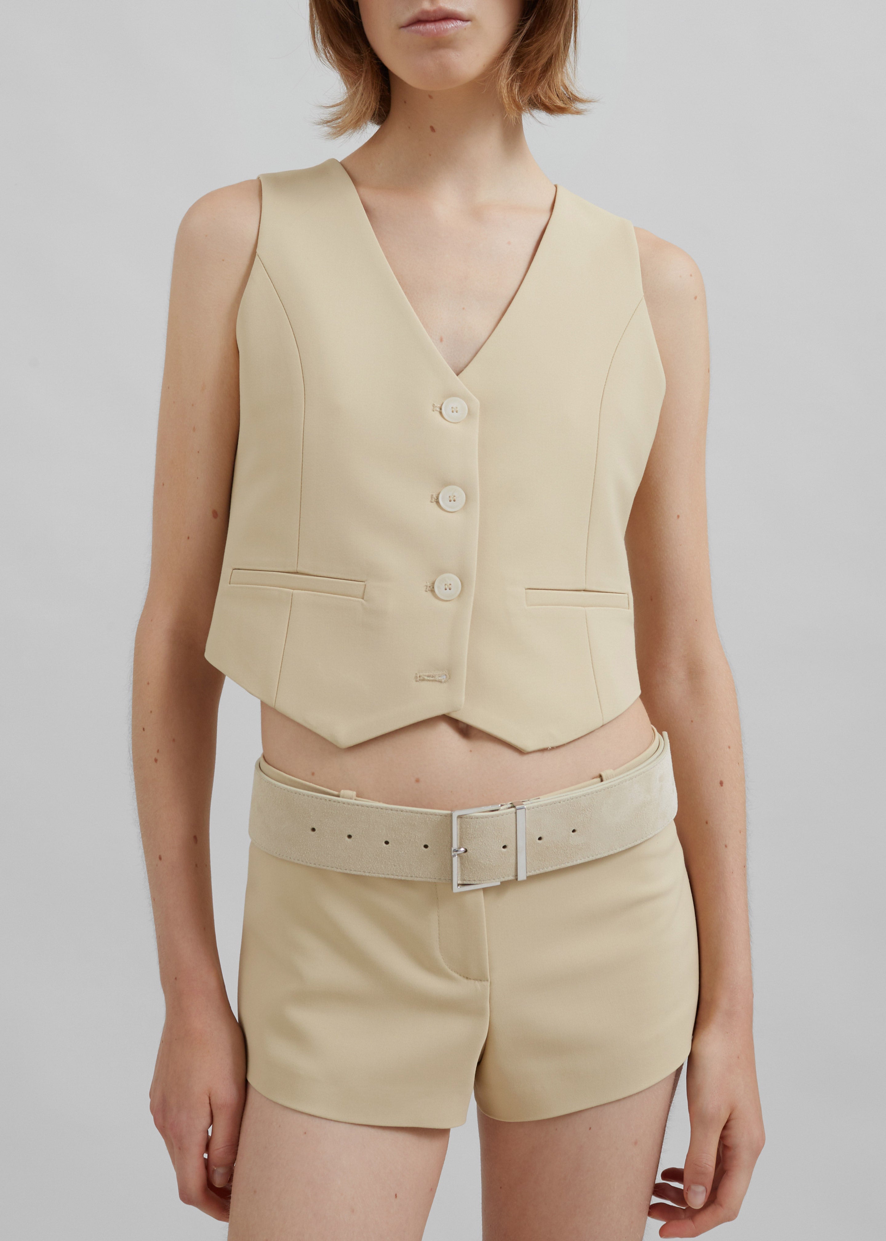 Roma Vest - Beige - 4