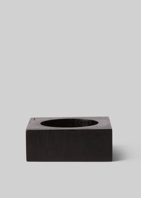 Romie Objetti x The Frankie Shop Chunky Square Bangle - Dark Brown