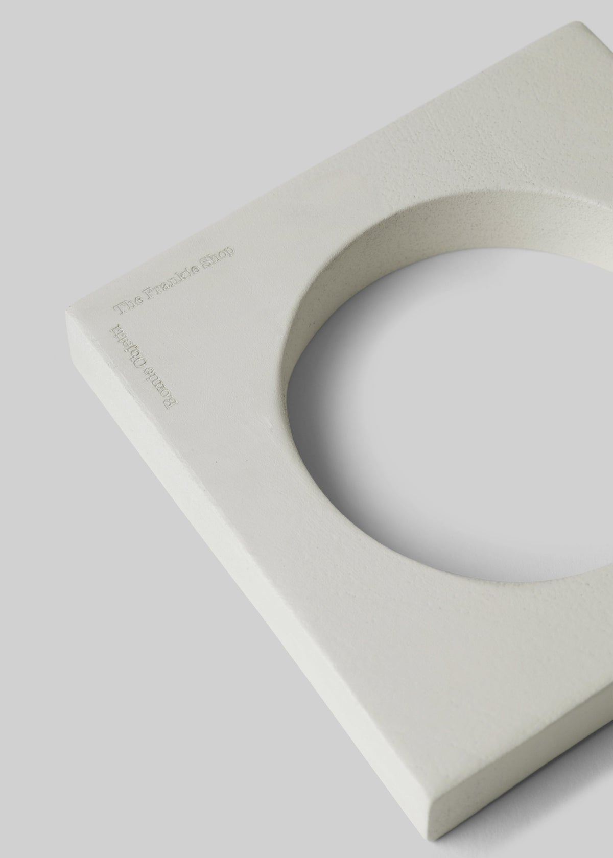 Romie Objetti x The Frankie Shop Square Bangle - Cement - 2