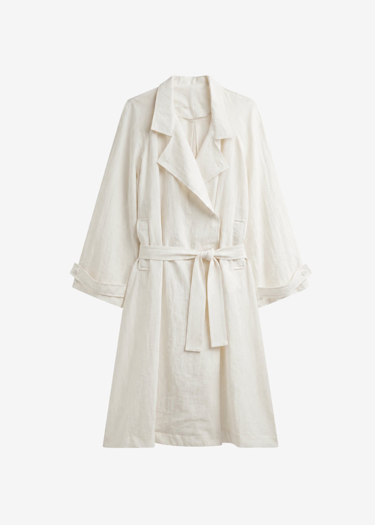 Trench Rosora transparent et fluide - Crème - 9