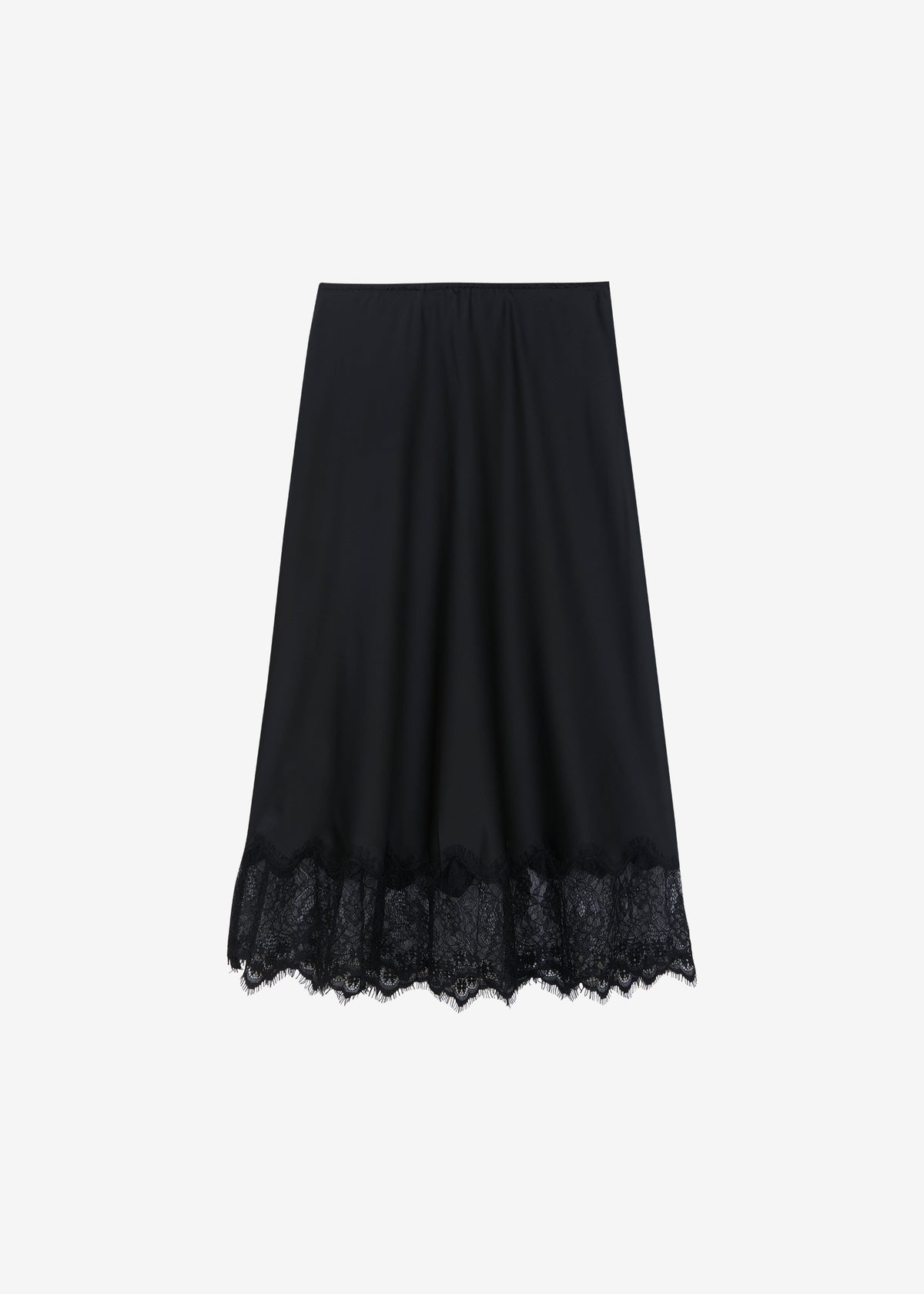 Rosyth Lace Midi Skirt - Black - 6