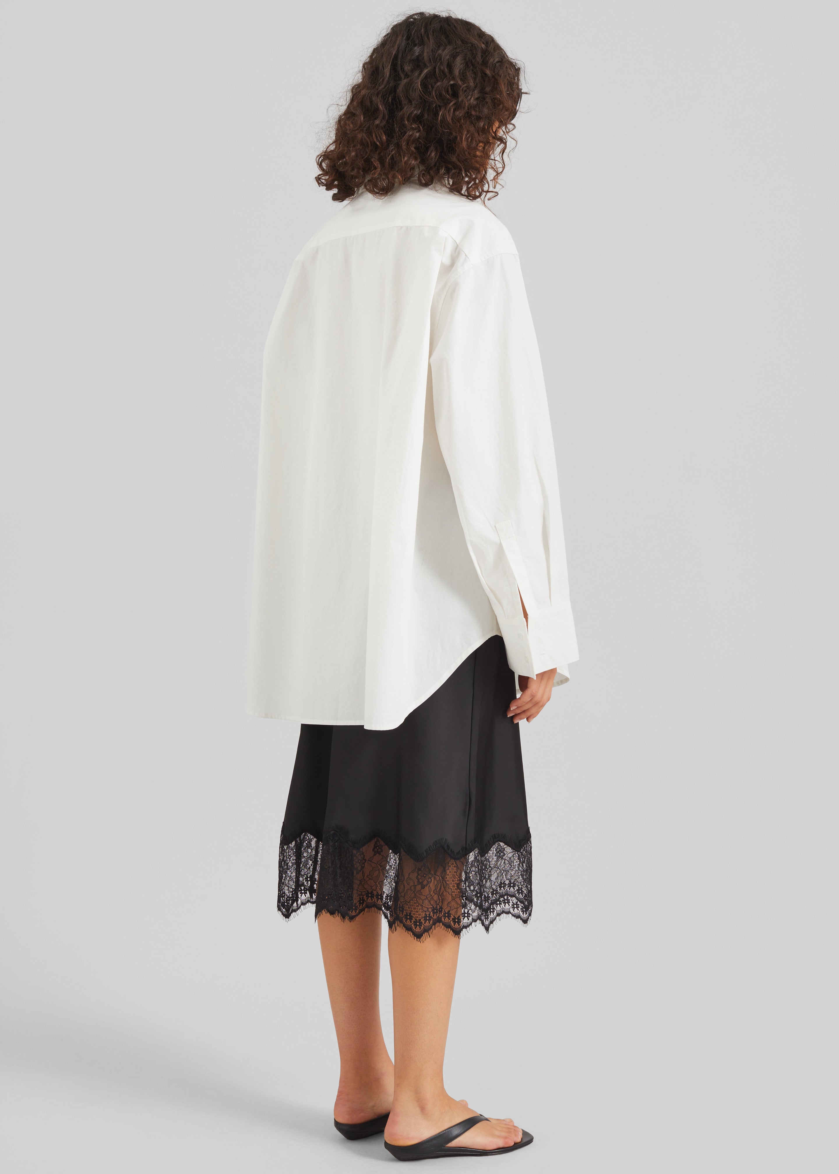 Rosyth Lace Midi Skirt - Black - 5