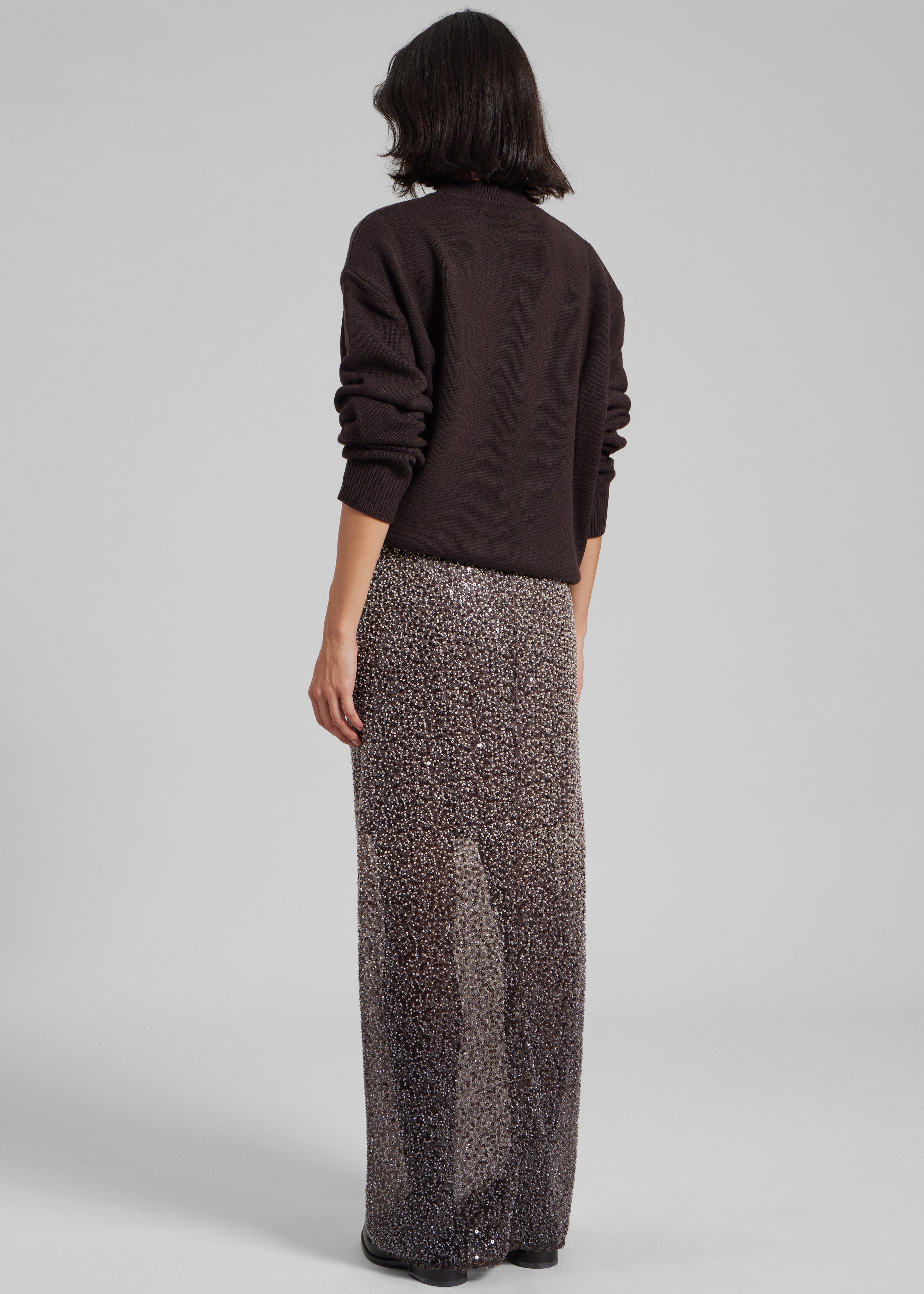 Rotate Beaded Maxi Skirt - Nougat Comb - 5