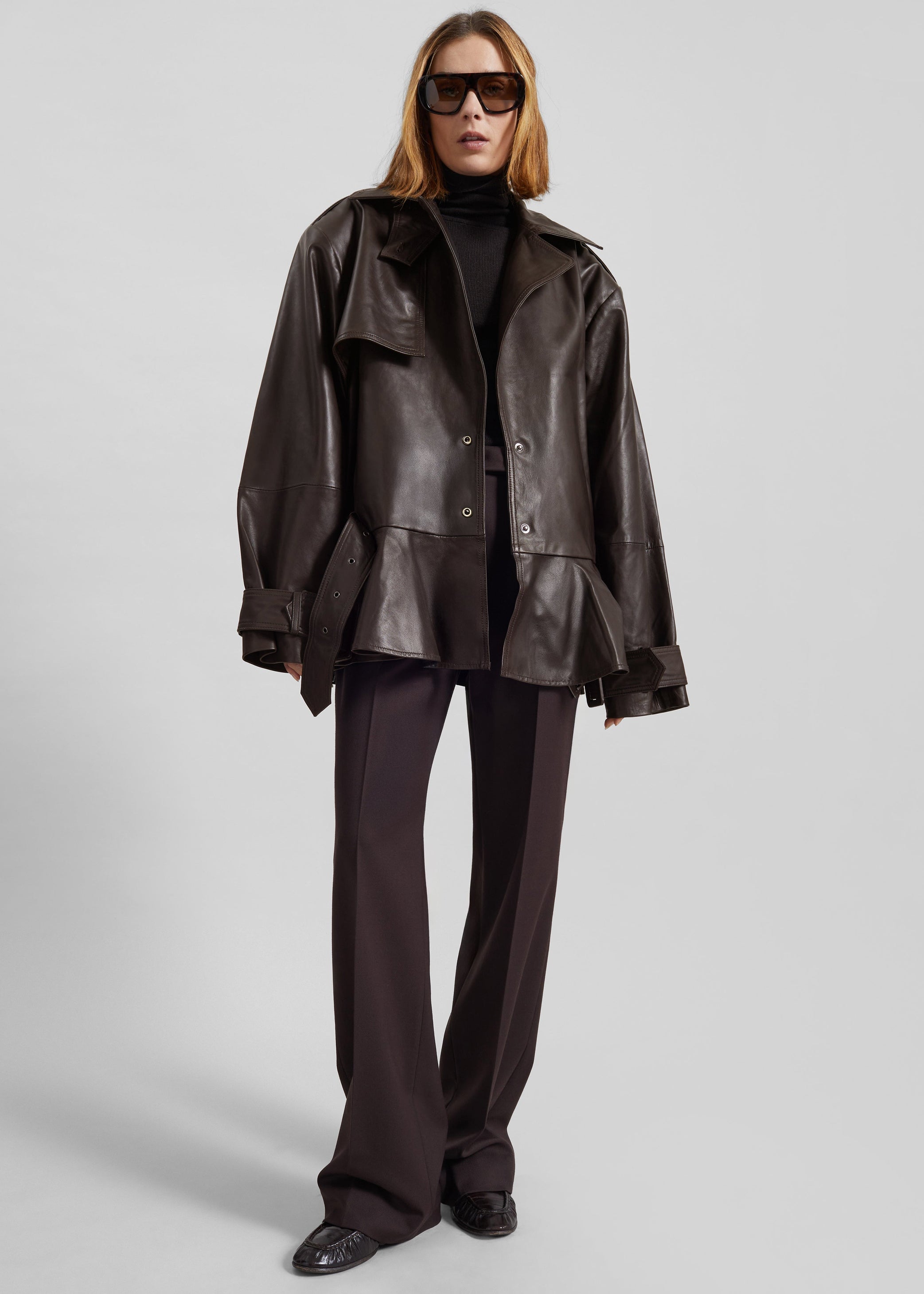Shop the look image for Rotate Biker Leather Jacket - Molé