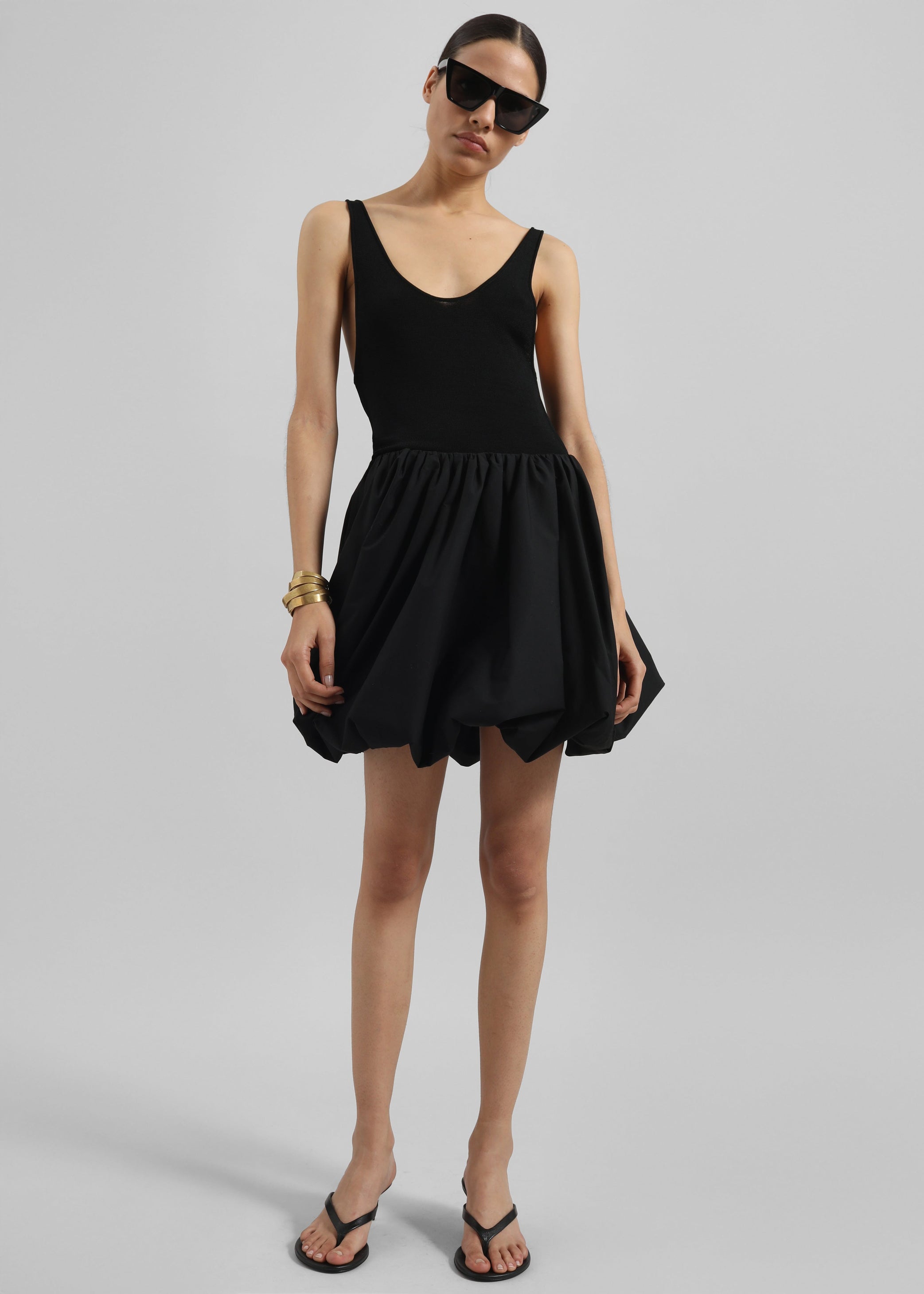 Shop the look image for Rotate Mini Balloon Skirt - Black