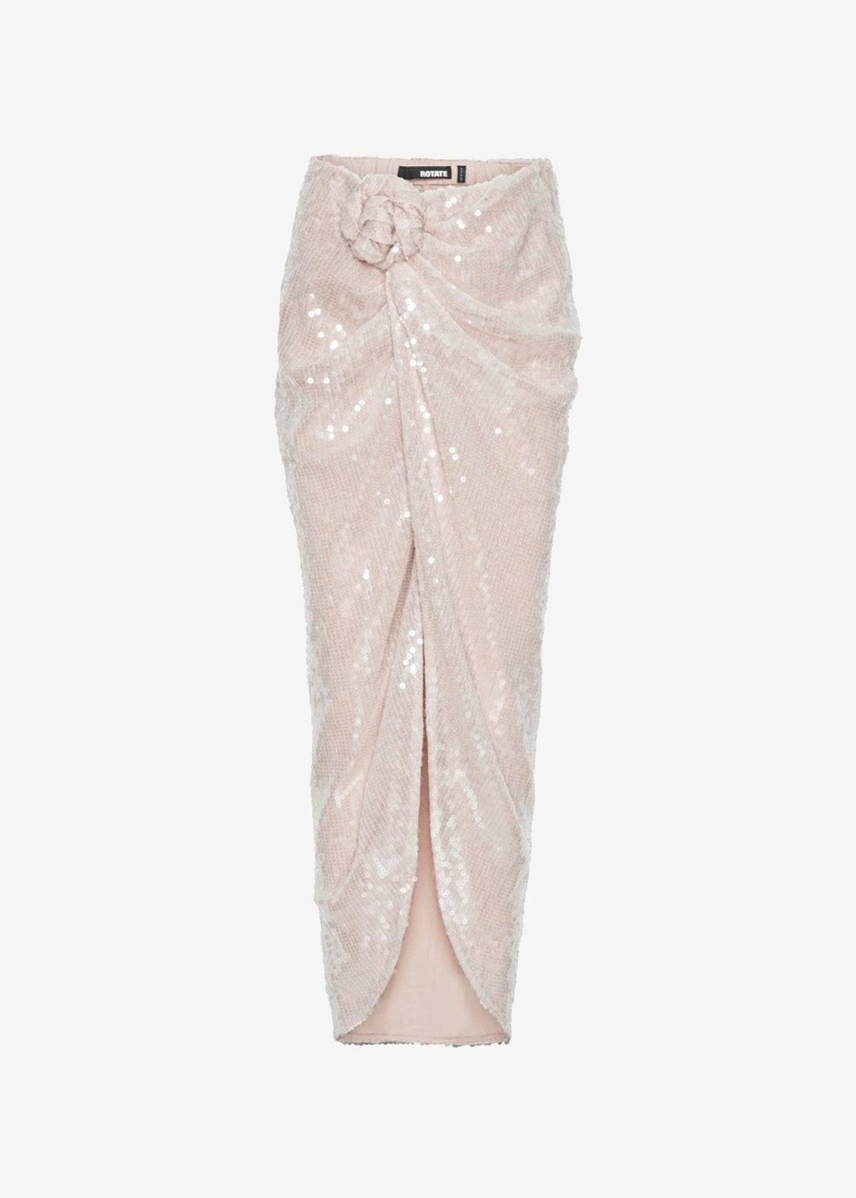 Rotate Sequins Knot Skirt - Nougat - 8