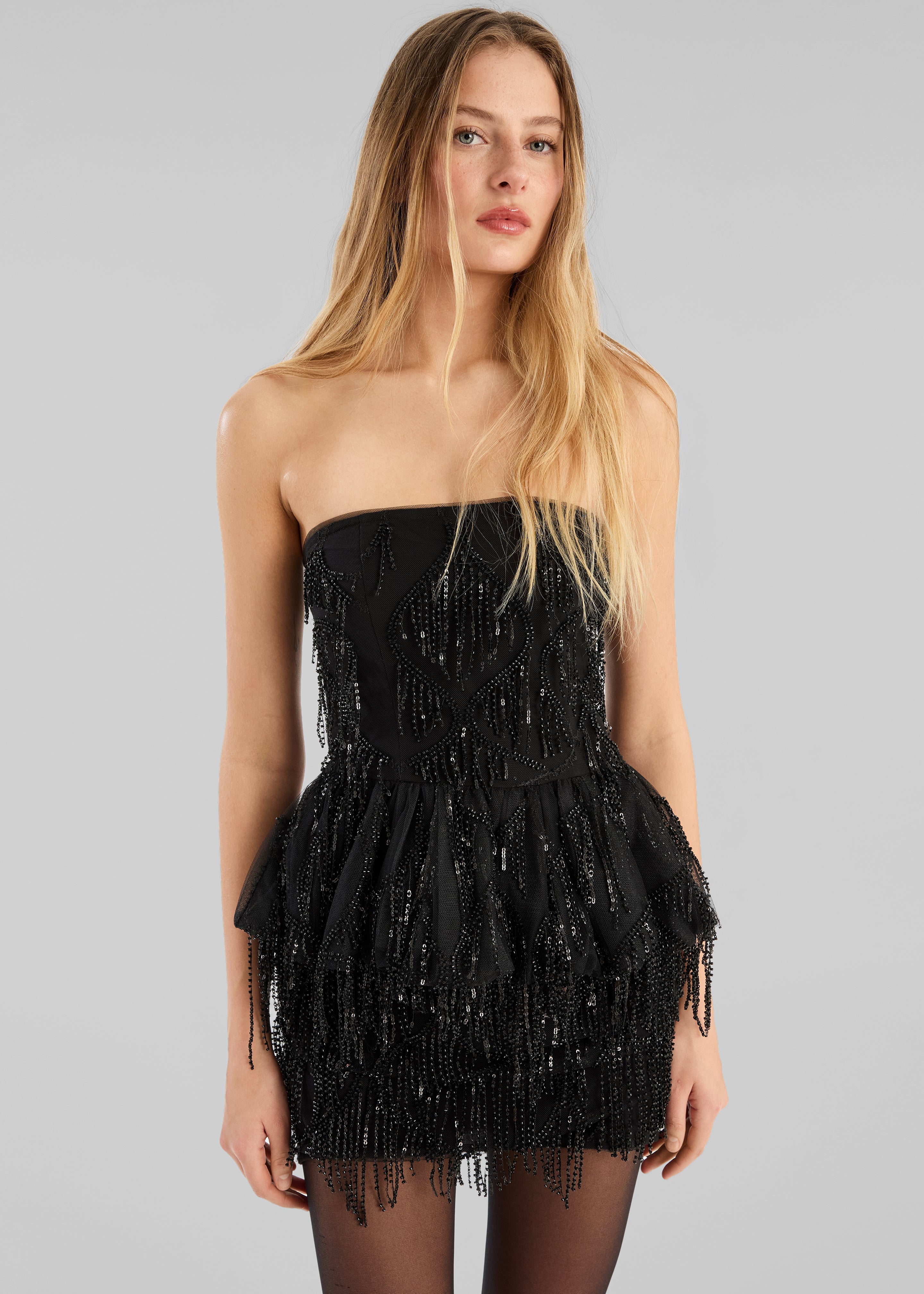 Rotate Sequins Mini Skirt - Black - 6