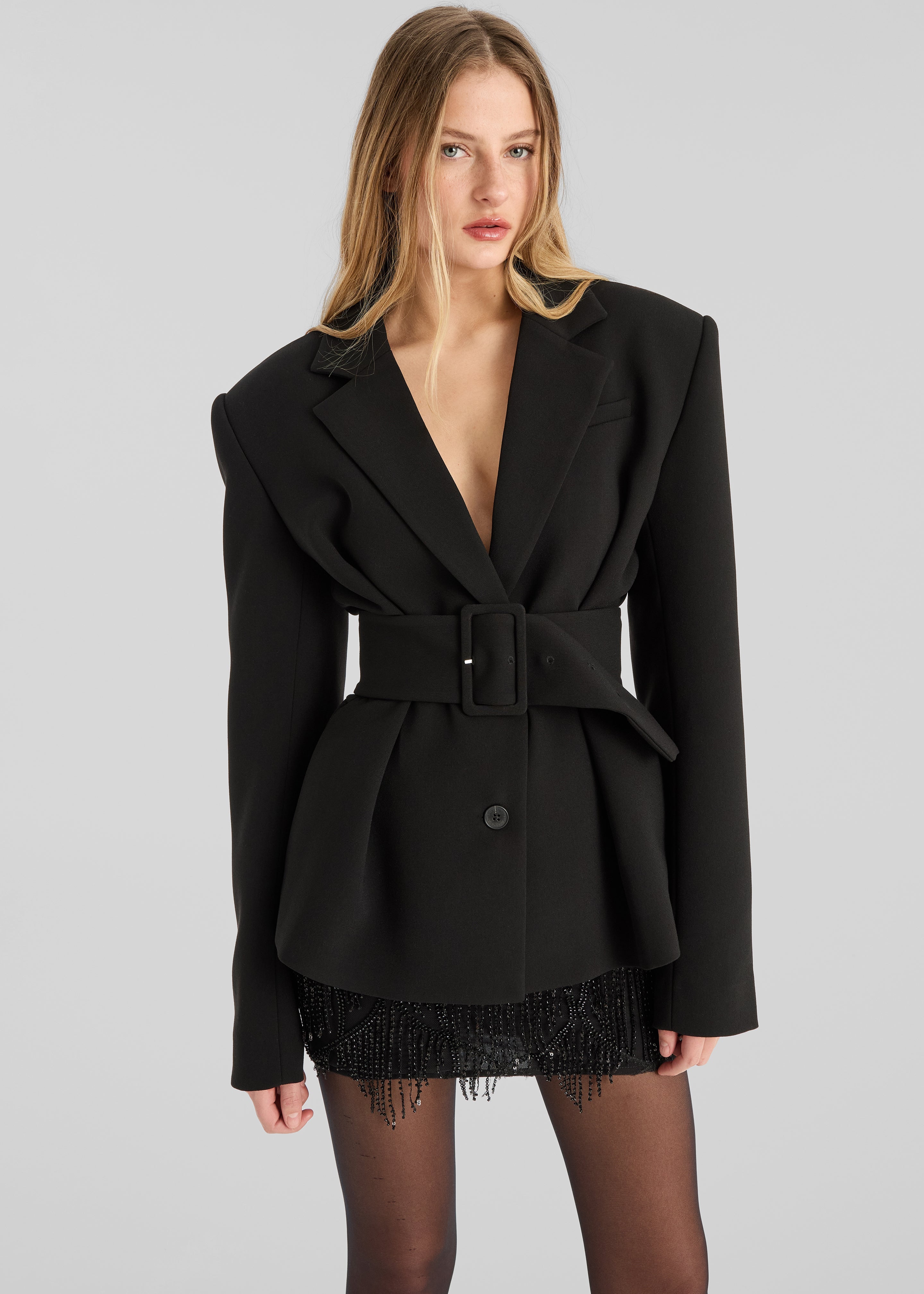 Rotate Sequins Mini Skirt - Black - 3