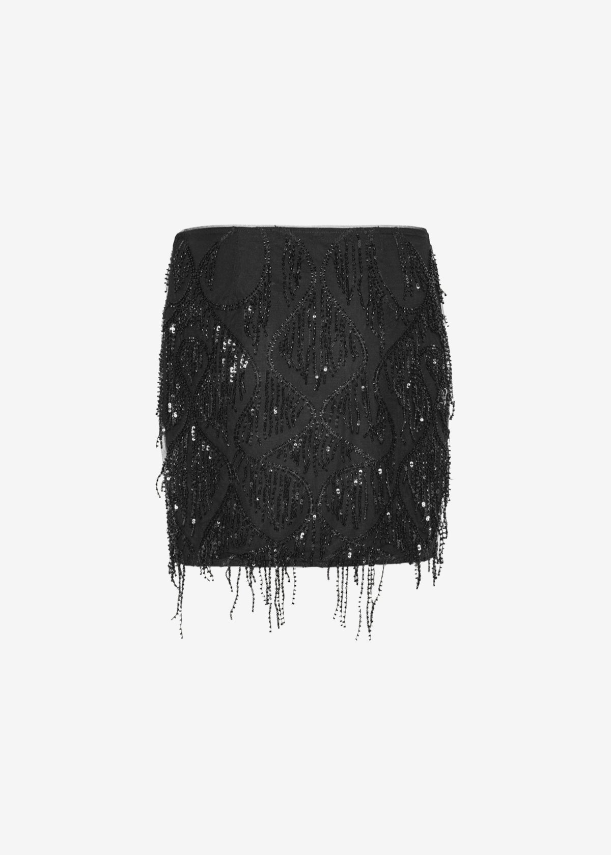 Rotate Sequins Mini Skirt - Black - 11