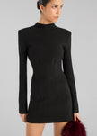 Rotate Suiting LS Mini Dress - Black