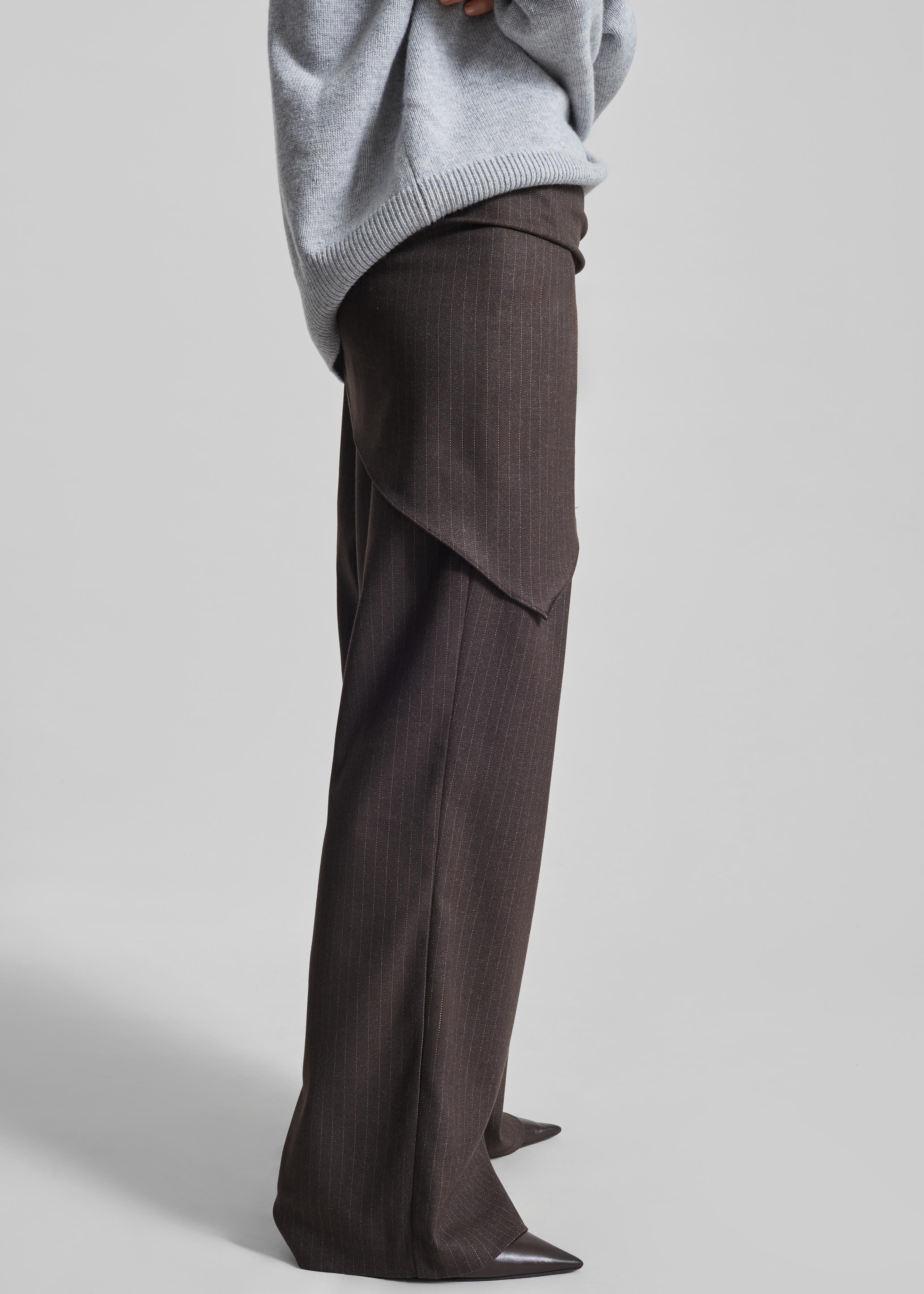 Rovigo Scarf Wrap Pants - Brown Stripe – The Frankie Shop Europe