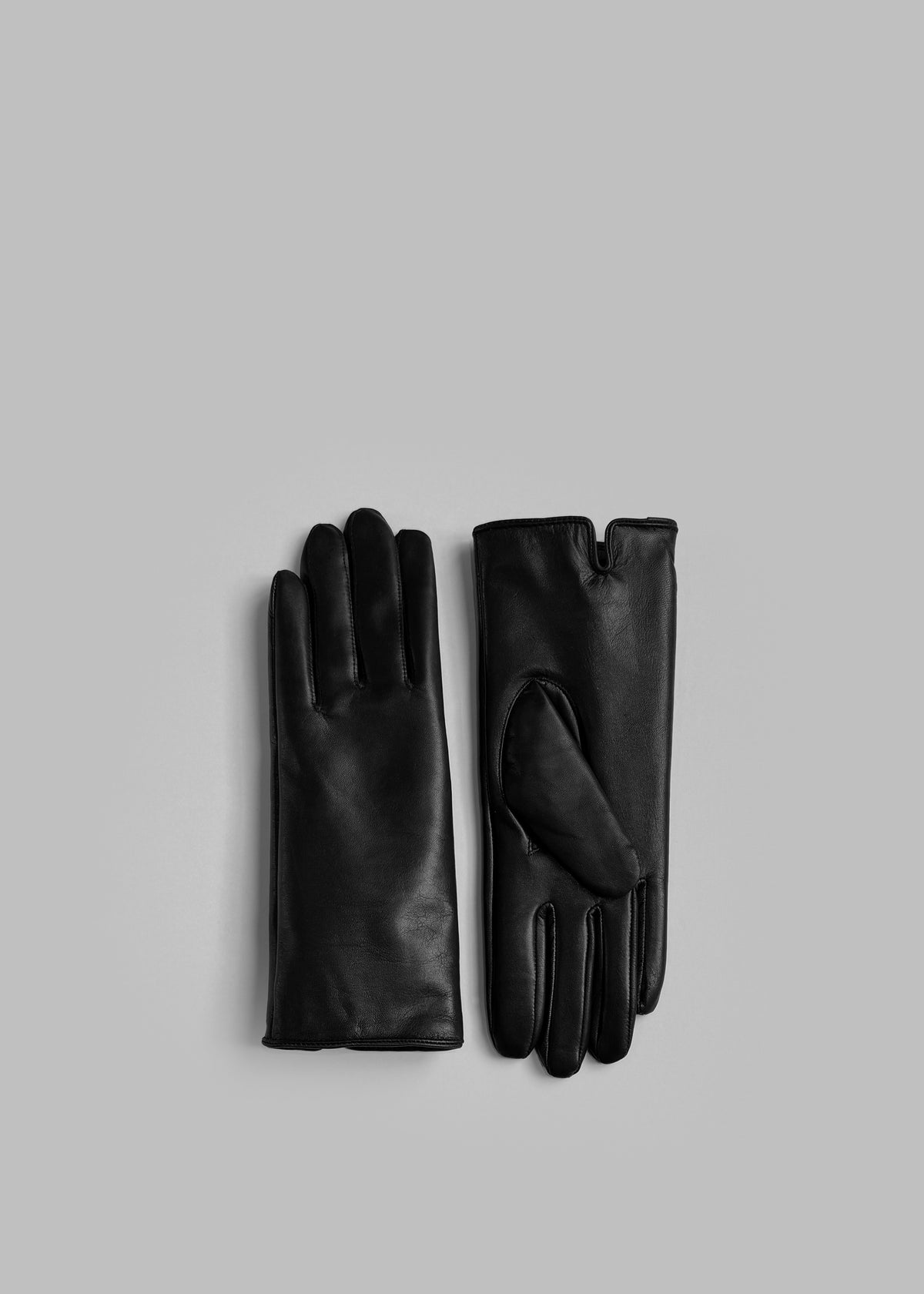 Ruby Leather Gloves - Black - 1