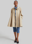 Trench Rudy dal taglio a trapezio - Beige