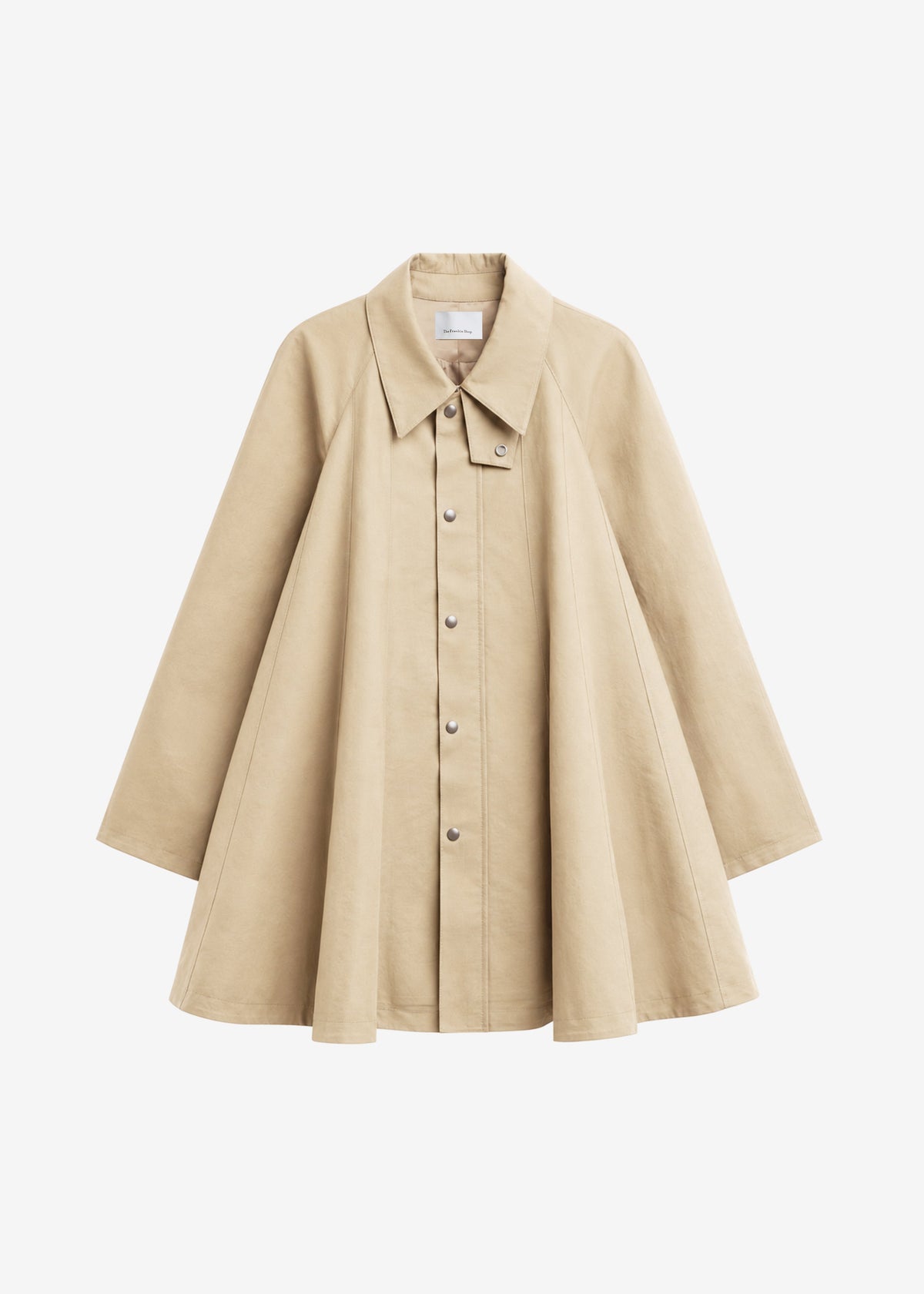 Trench Rudy dal taglio a trapezio - Beige