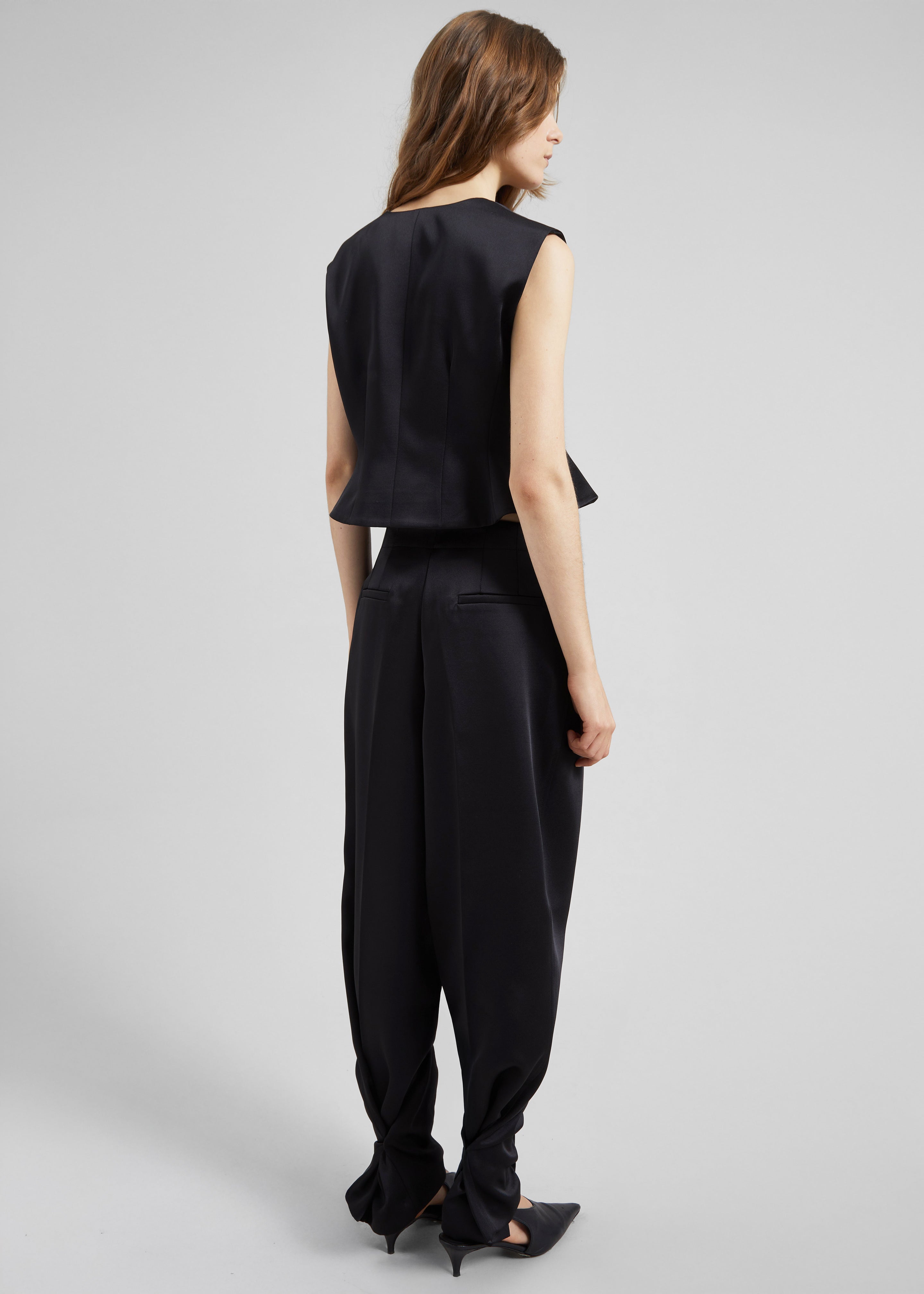 Rui Satin Vest - Black - 6